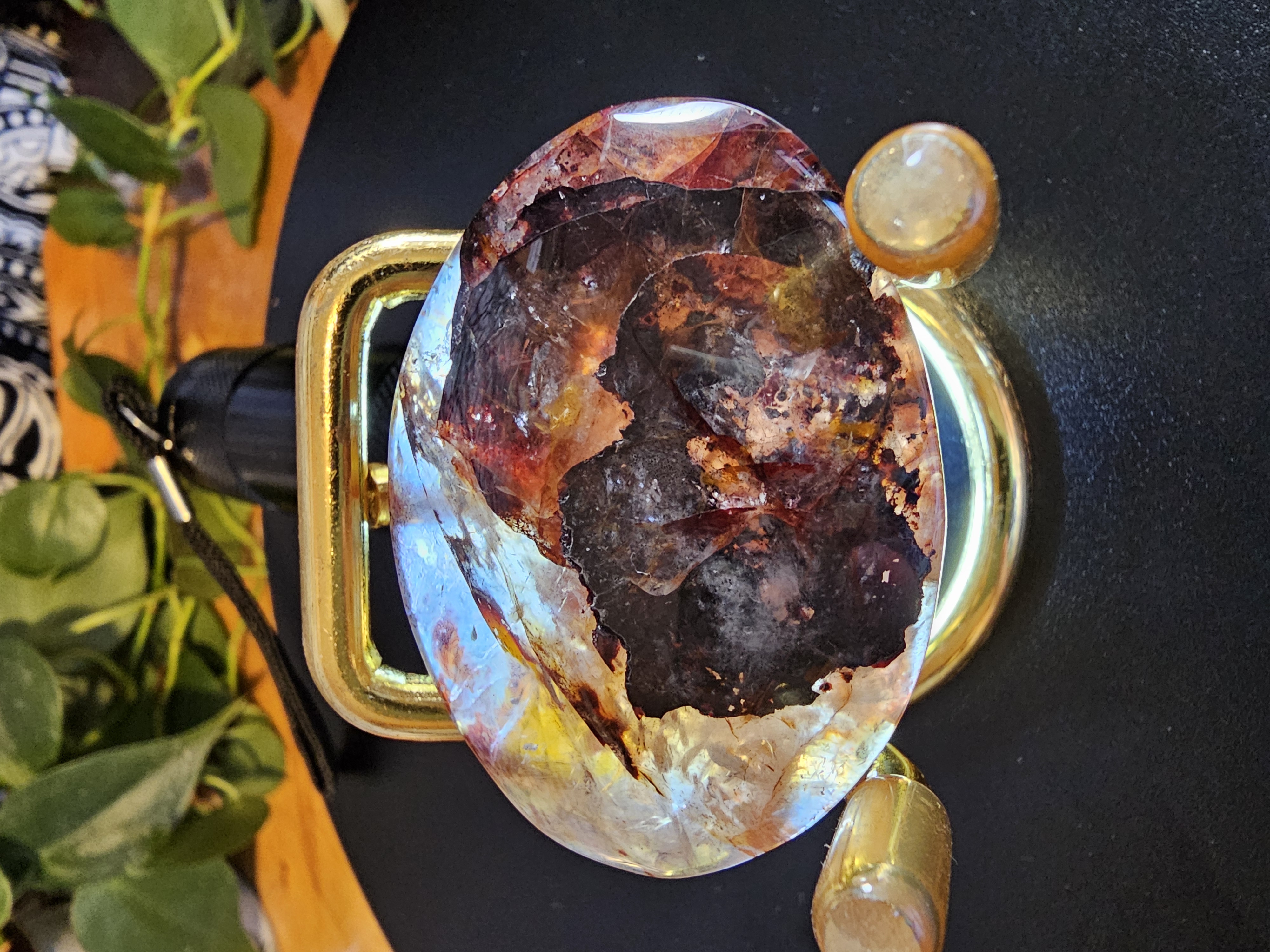 Amazing High Quality Fire Quartz Palm