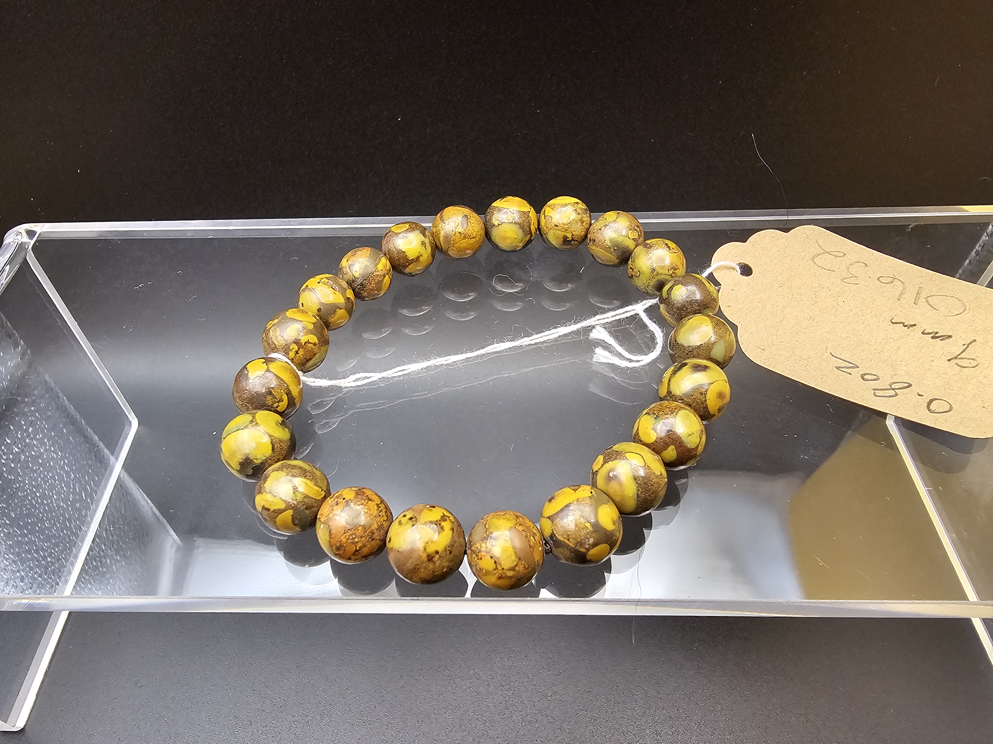 Detailed Rainforest Jasper bracelet