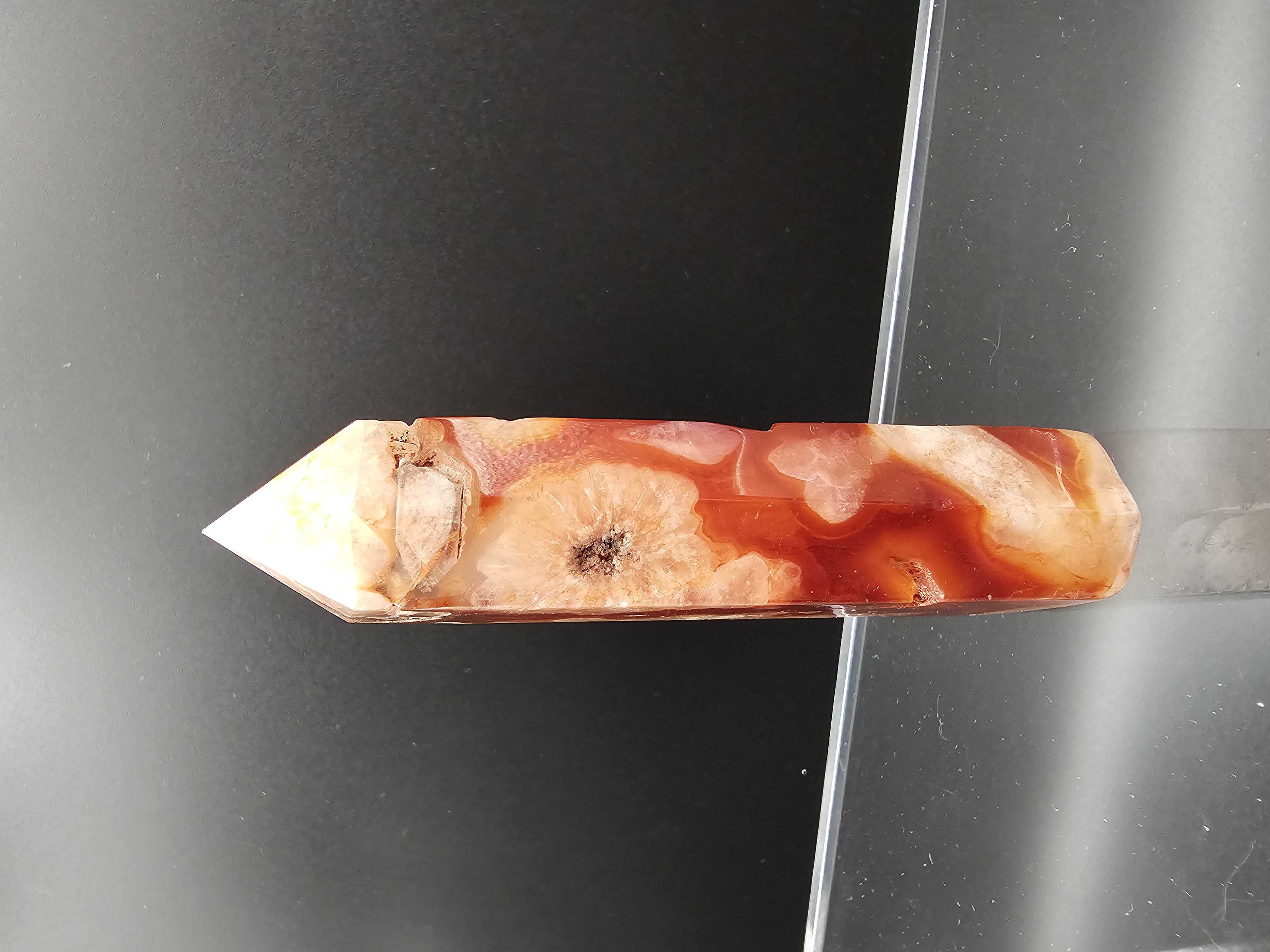 Super Unique Combo of Flower Agate and Carnelian