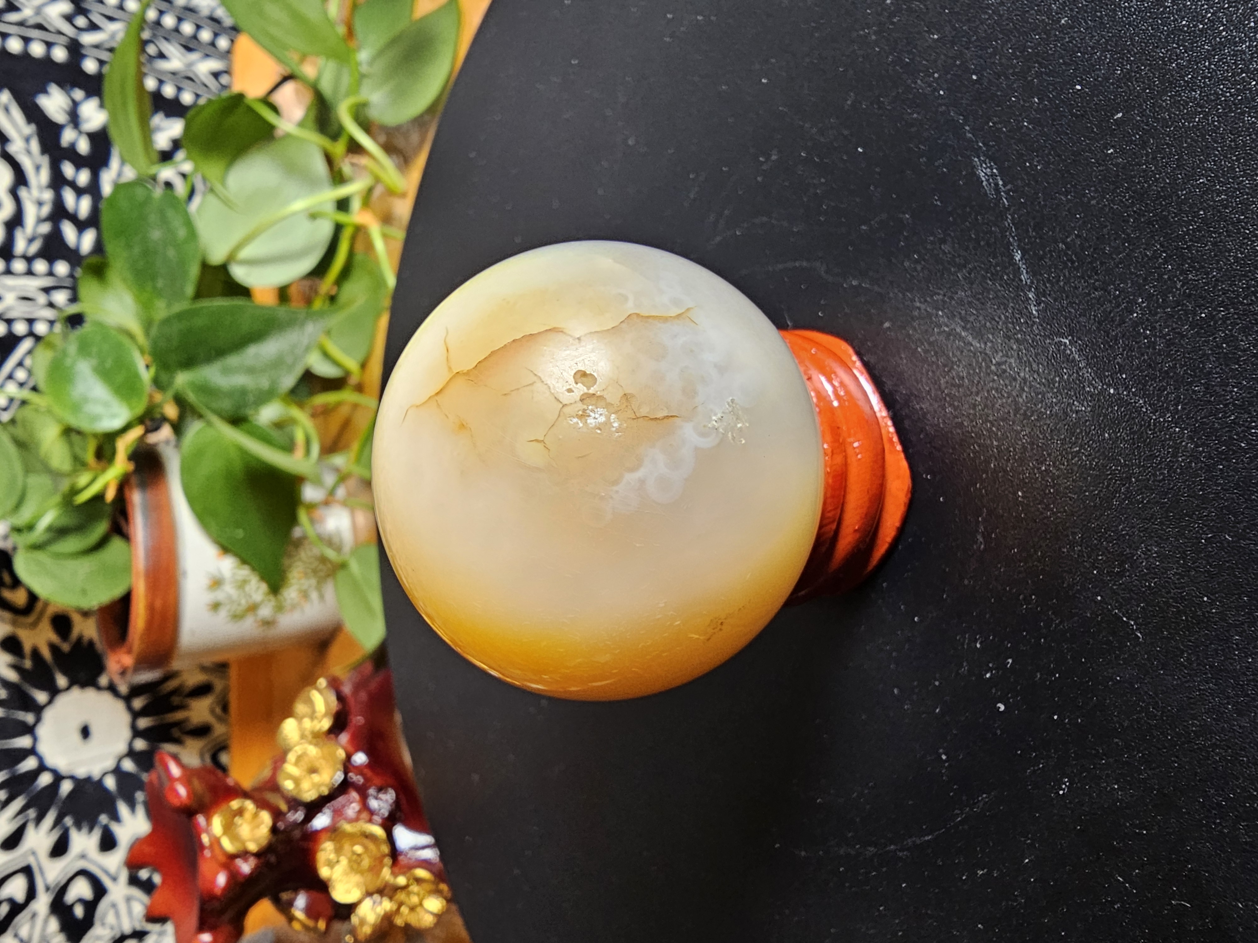 Drusy Agate Smiling Sphere!