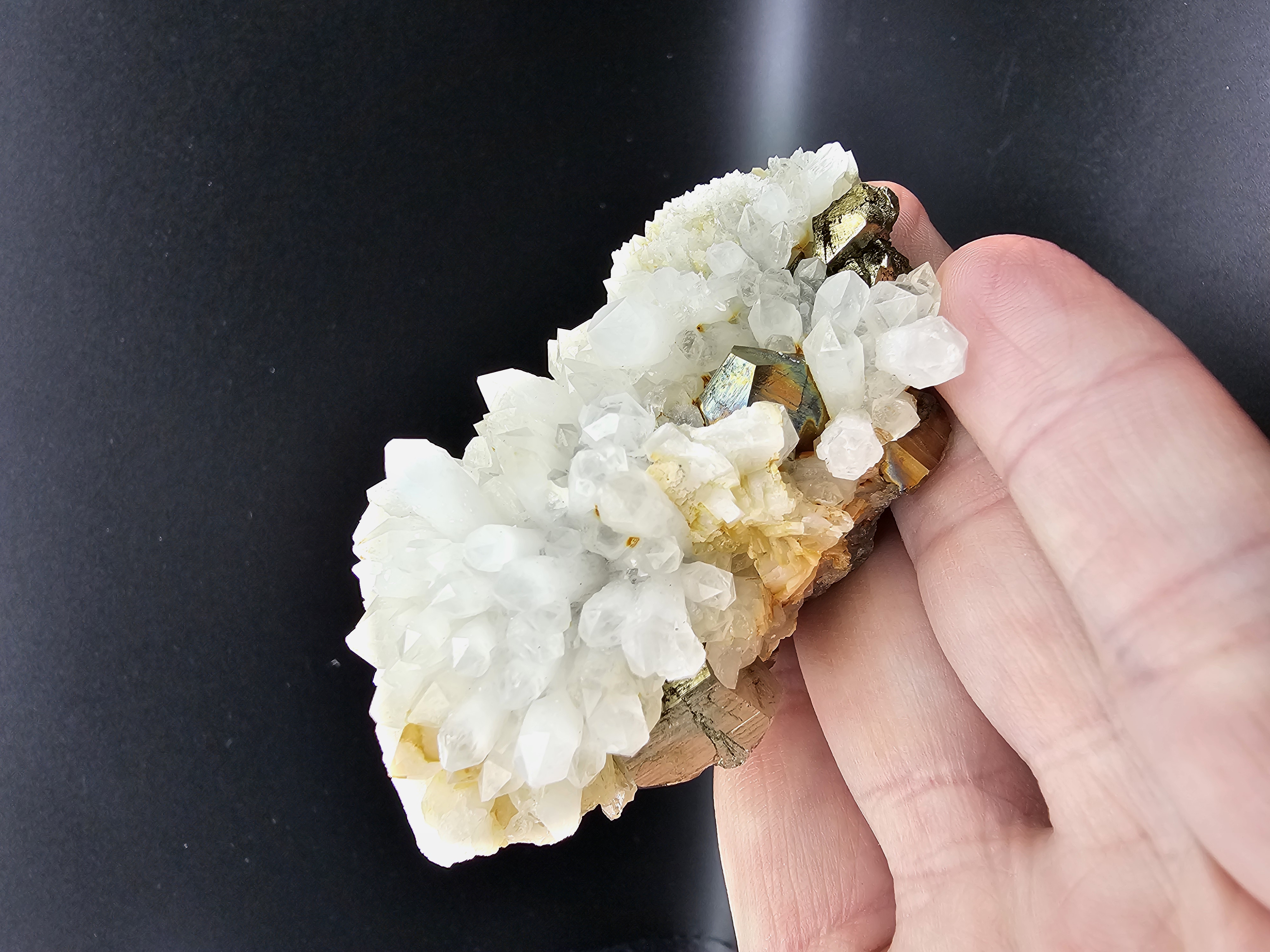 Great Hematite Quartz and Pyrite Raw Specimen!