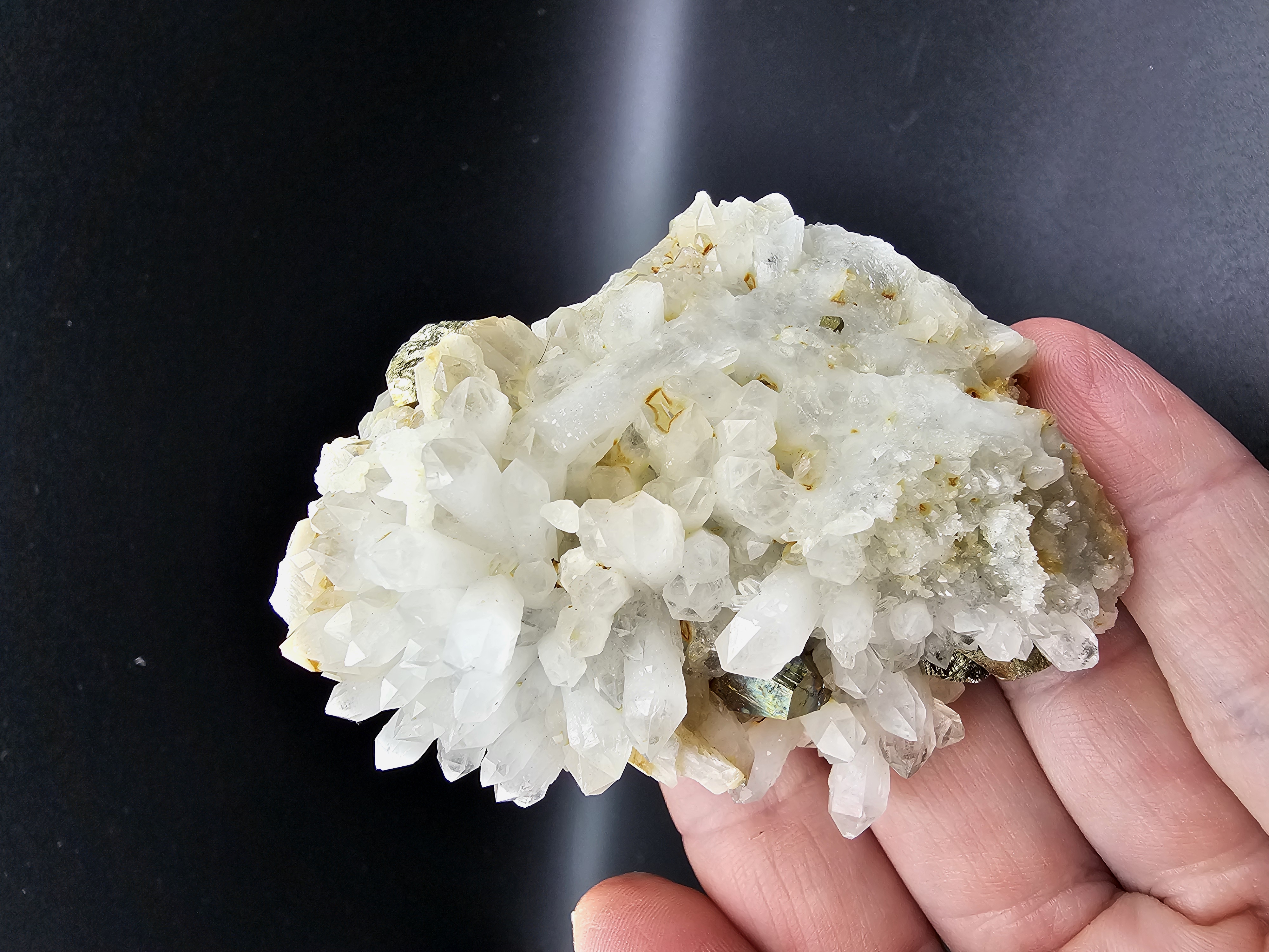 Great Hematite Quartz and Pyrite Raw Specimen!