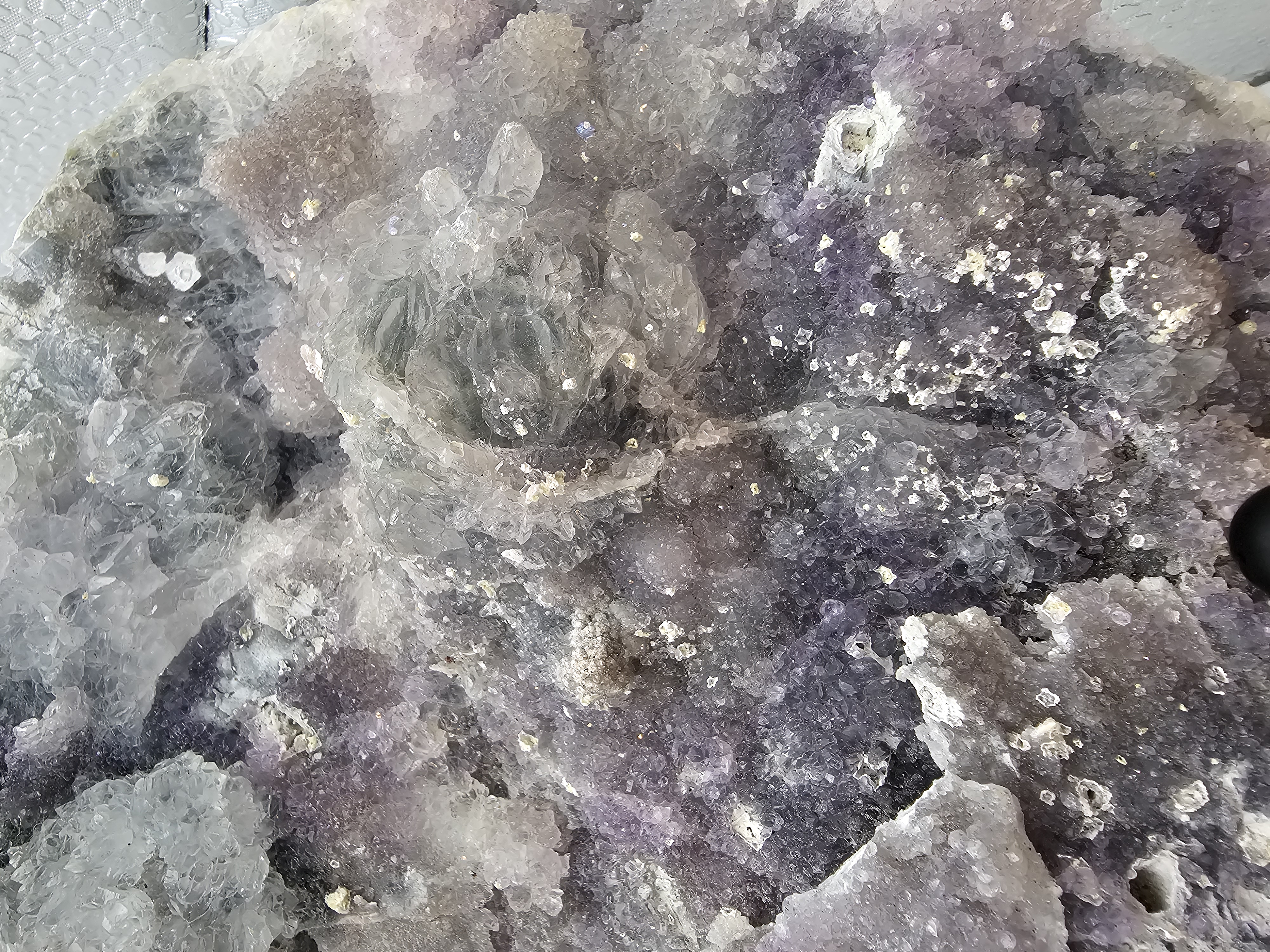 Museum Quality Raw Moss Agate Amethyst Zeolite Specimen  