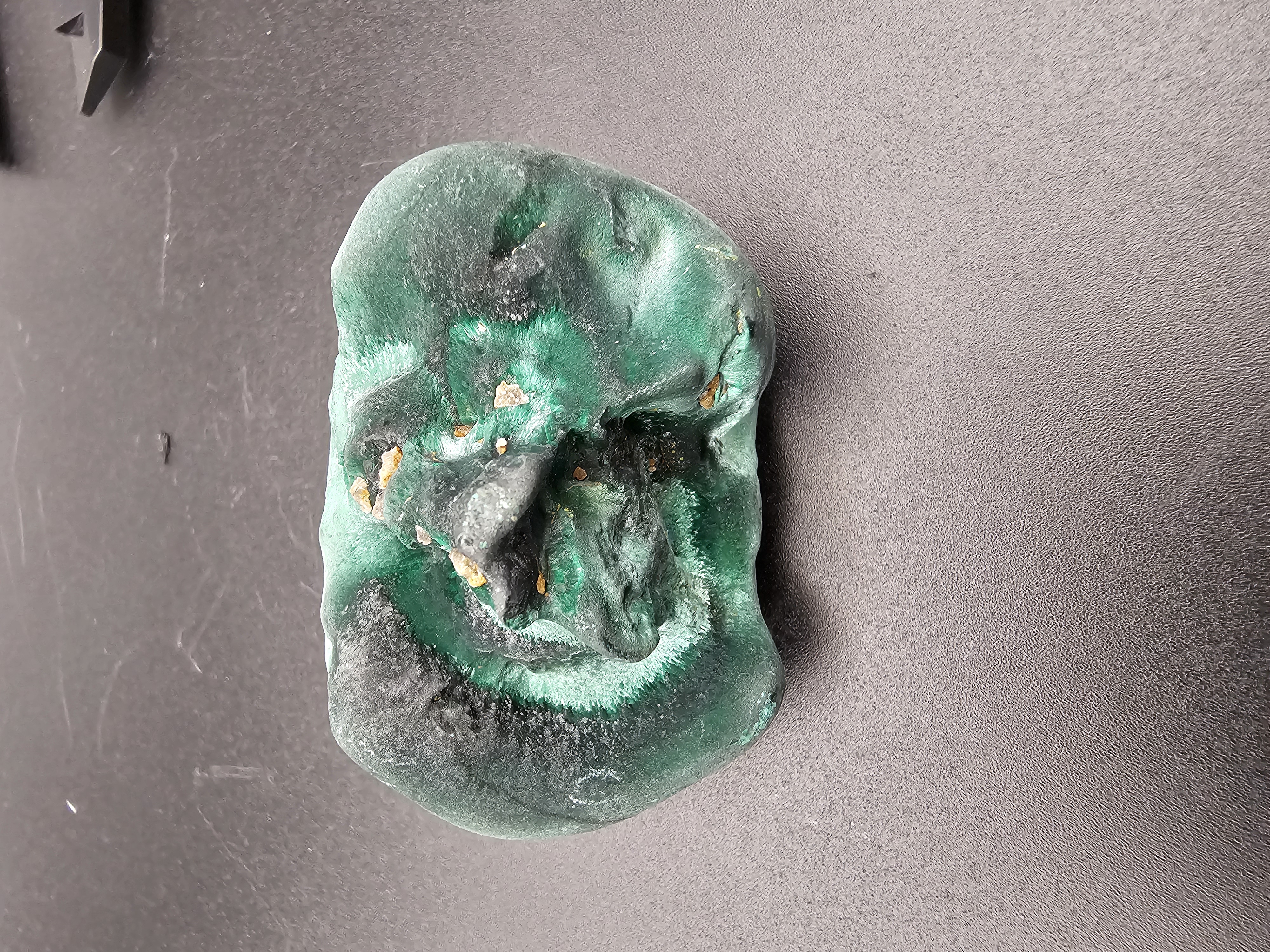 Velvet Botryoidal Malachite Nodule