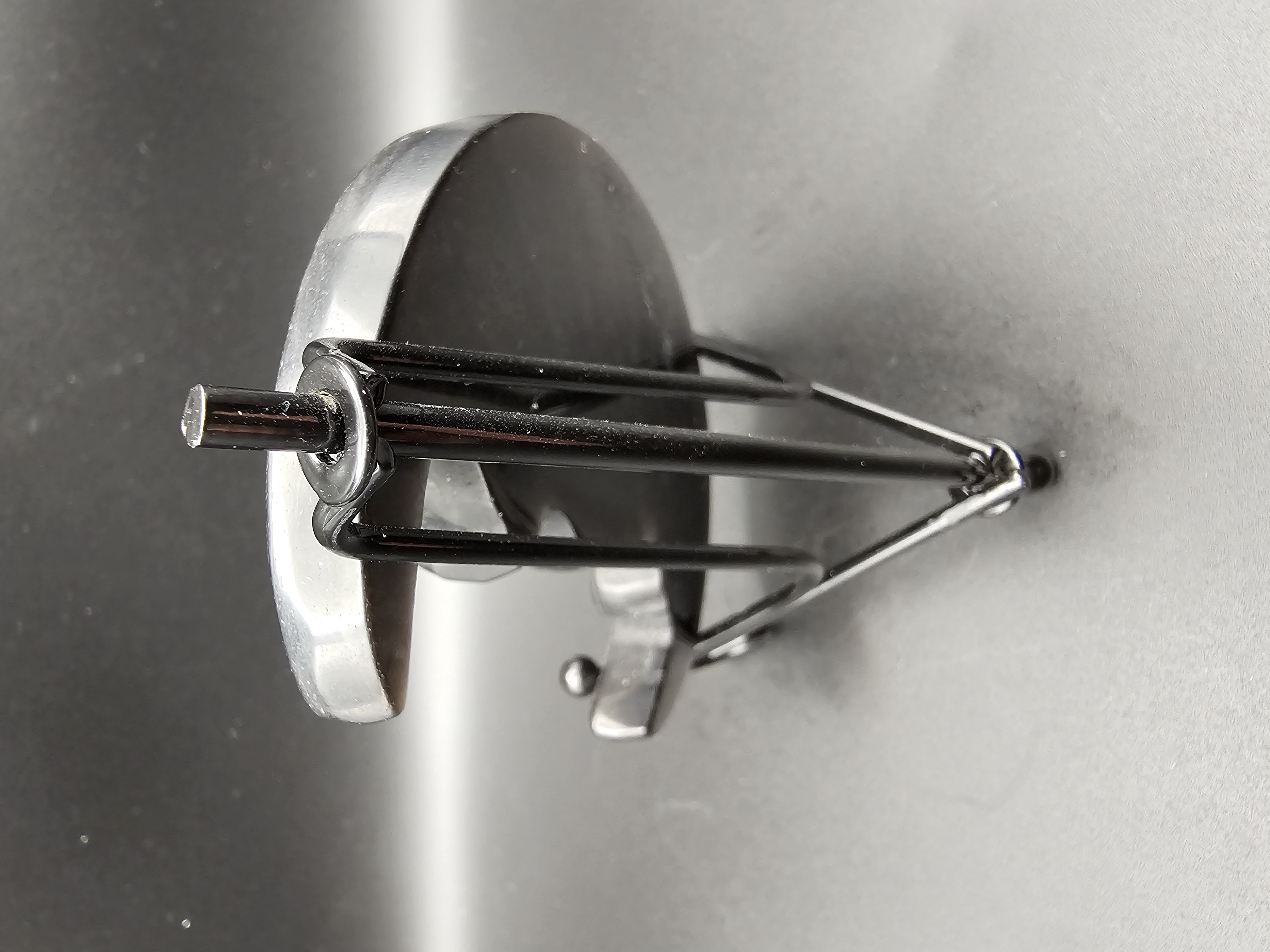 Silver Obsidian Dragon Moon Carving!