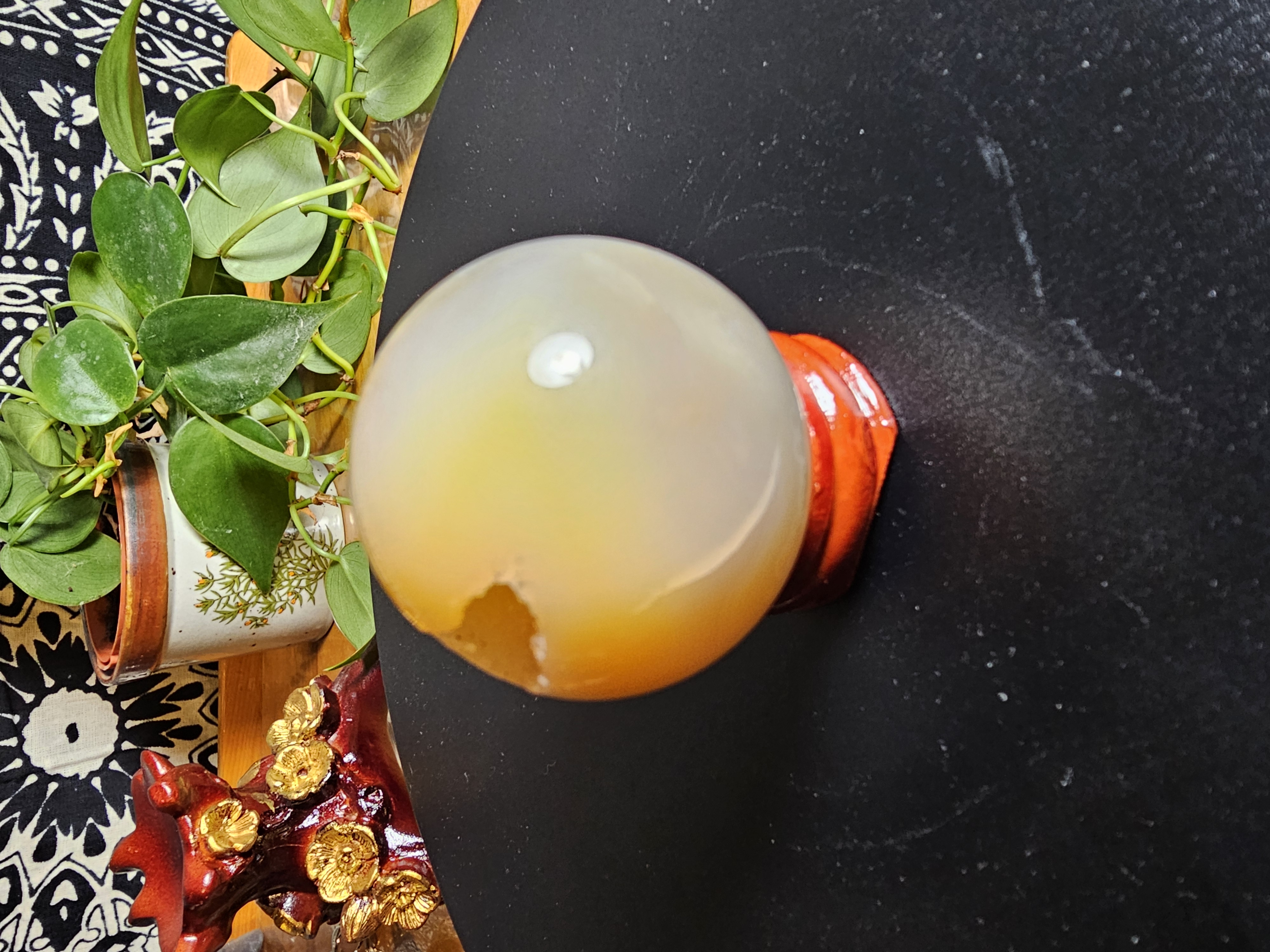 Drusy Agate Smiling Sphere!