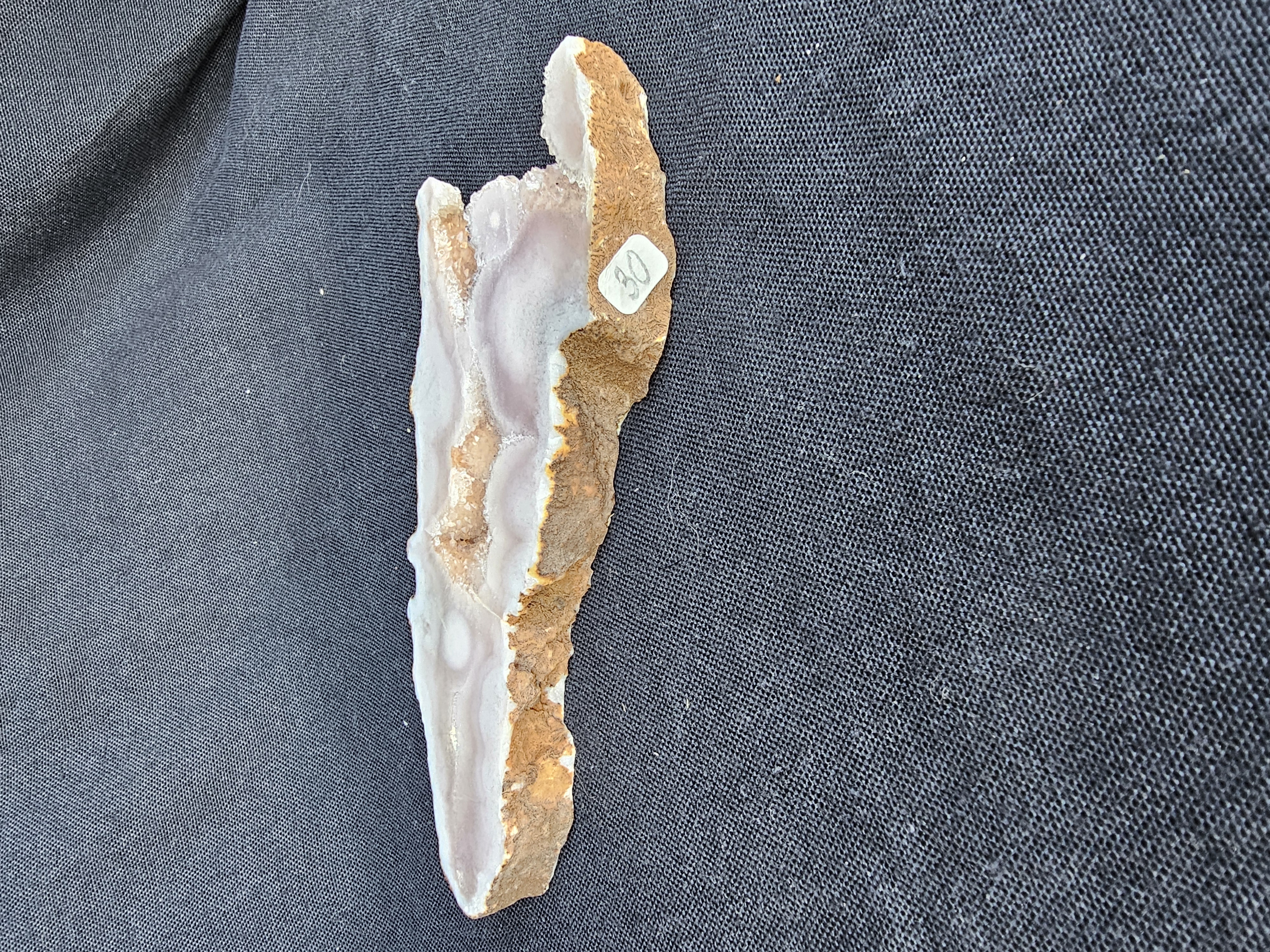 Almost 1/2 a pound of stunning Pink Amethyst raw edge slab