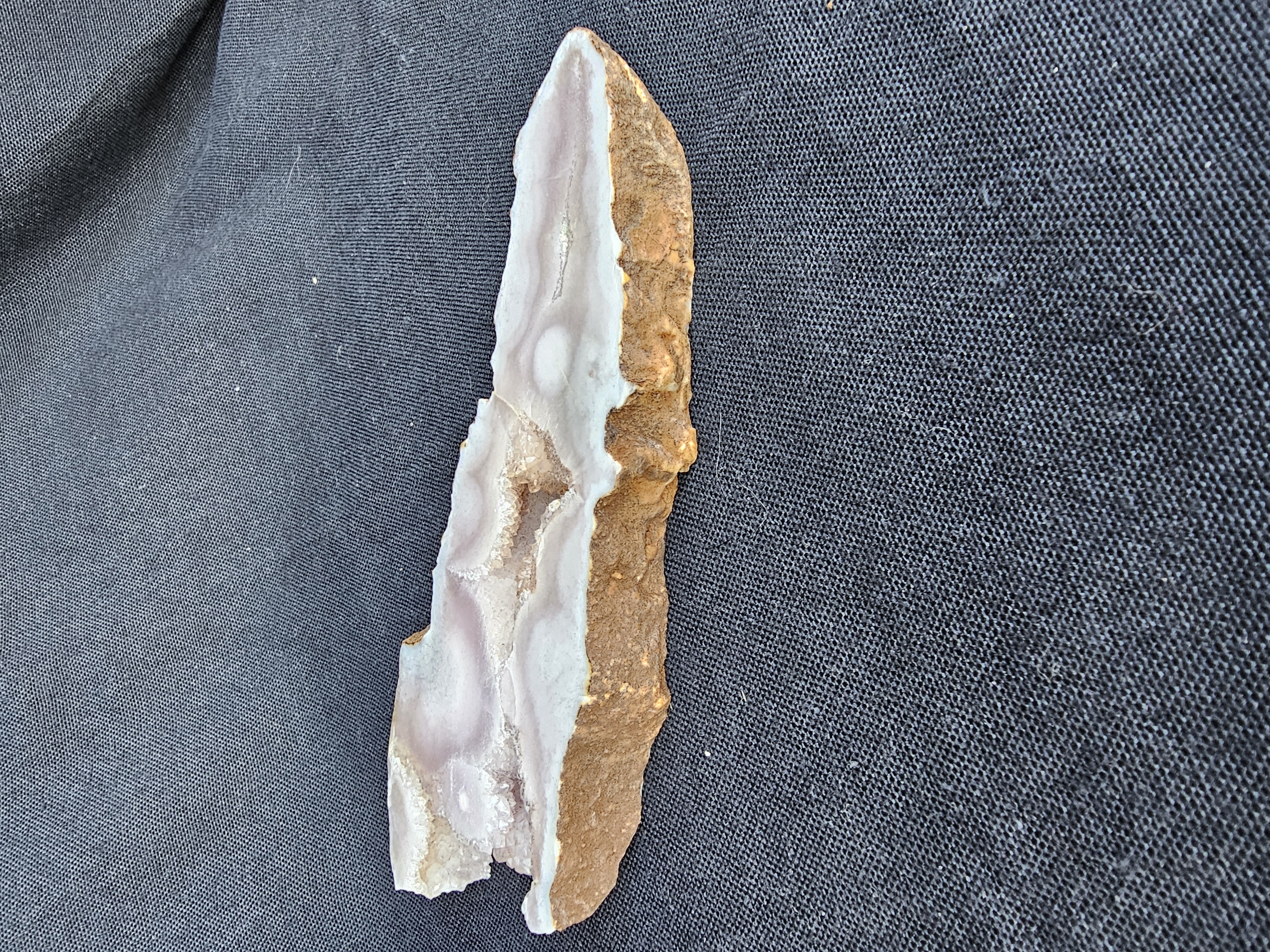 Almost 1/2 a pound of stunning Pink Amethyst raw edge slab