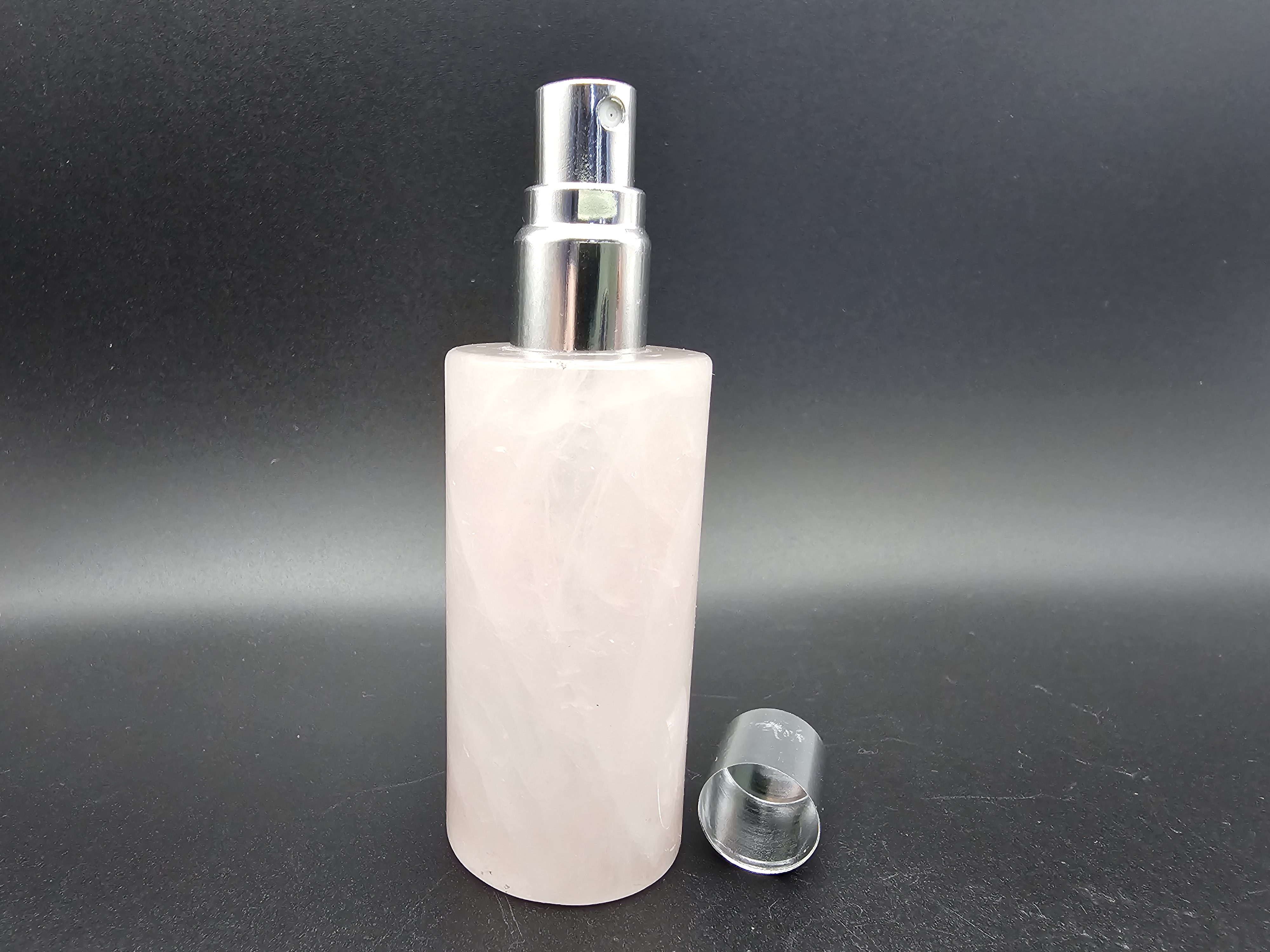 Beautiful Rose Quartz Perfume Bottle 