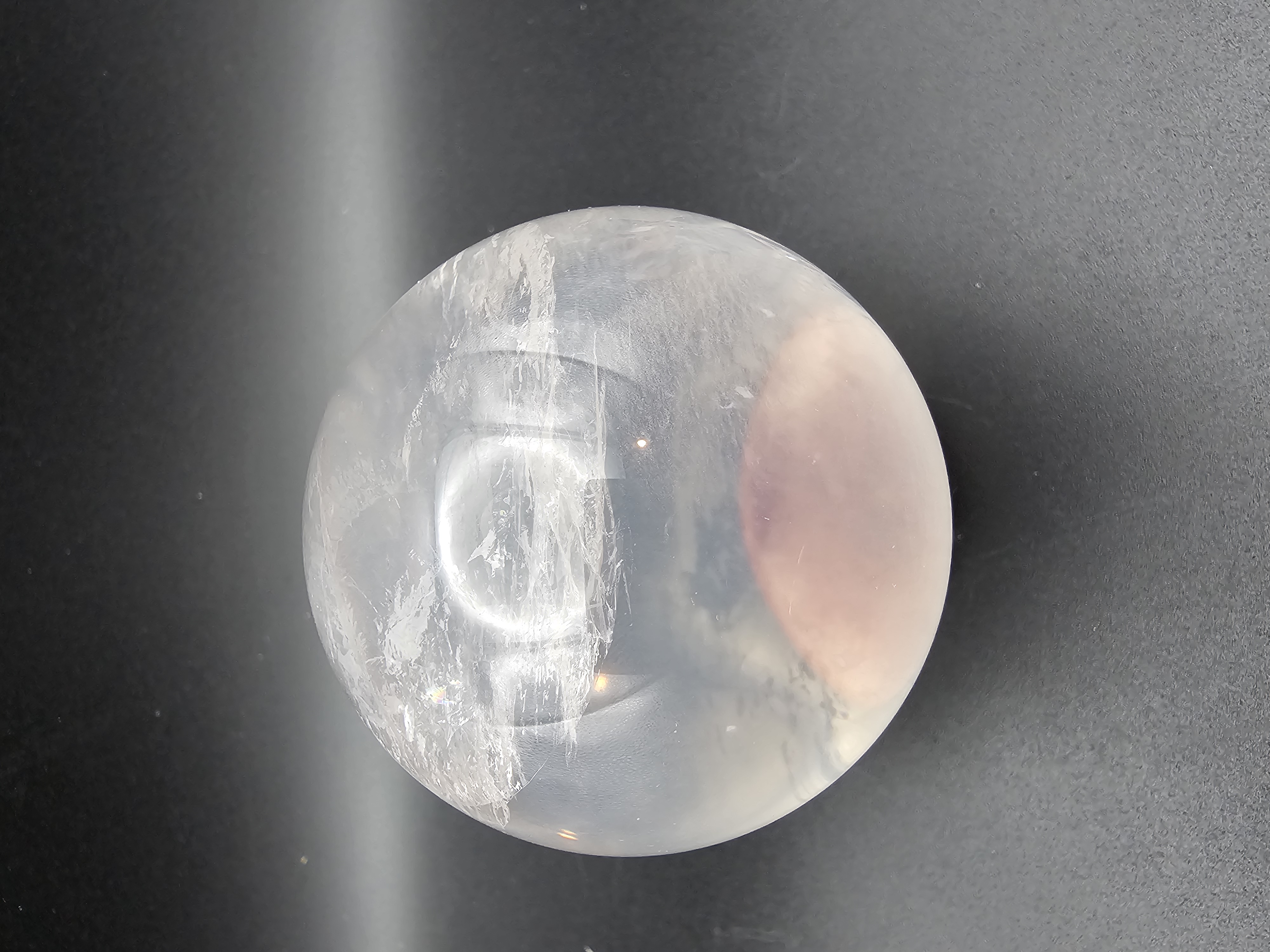 Rare Blue Fog Girasol Quartz Sphere 