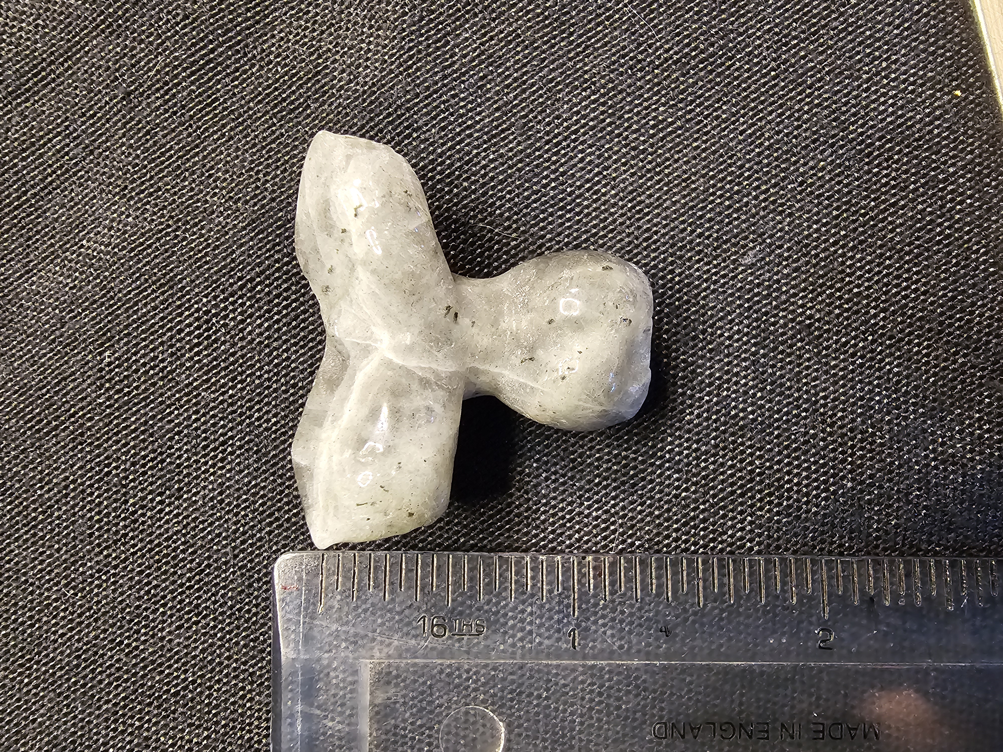 Sodalite miniature Faery lady body carving