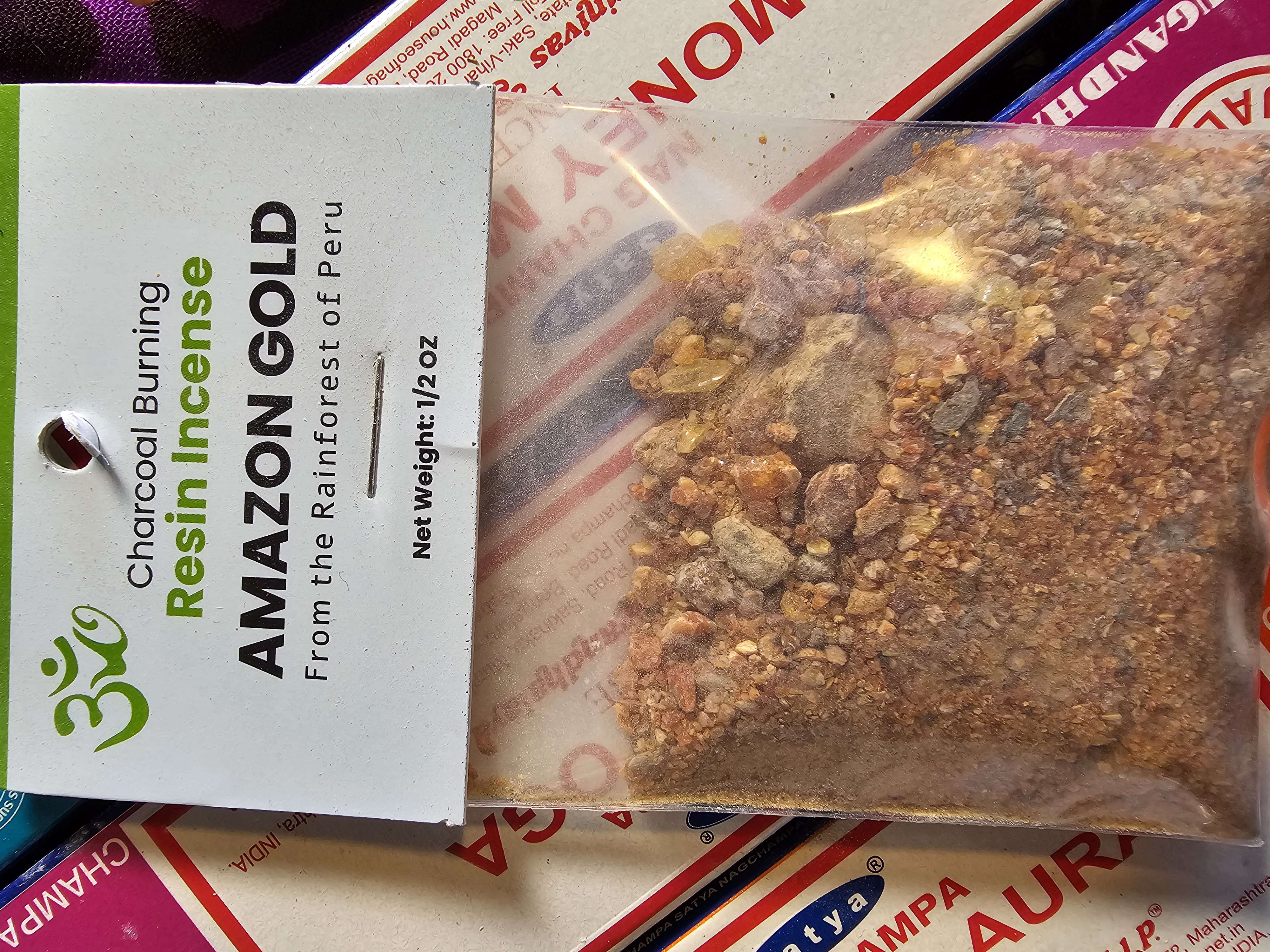Amazon Gold Resin Incense
