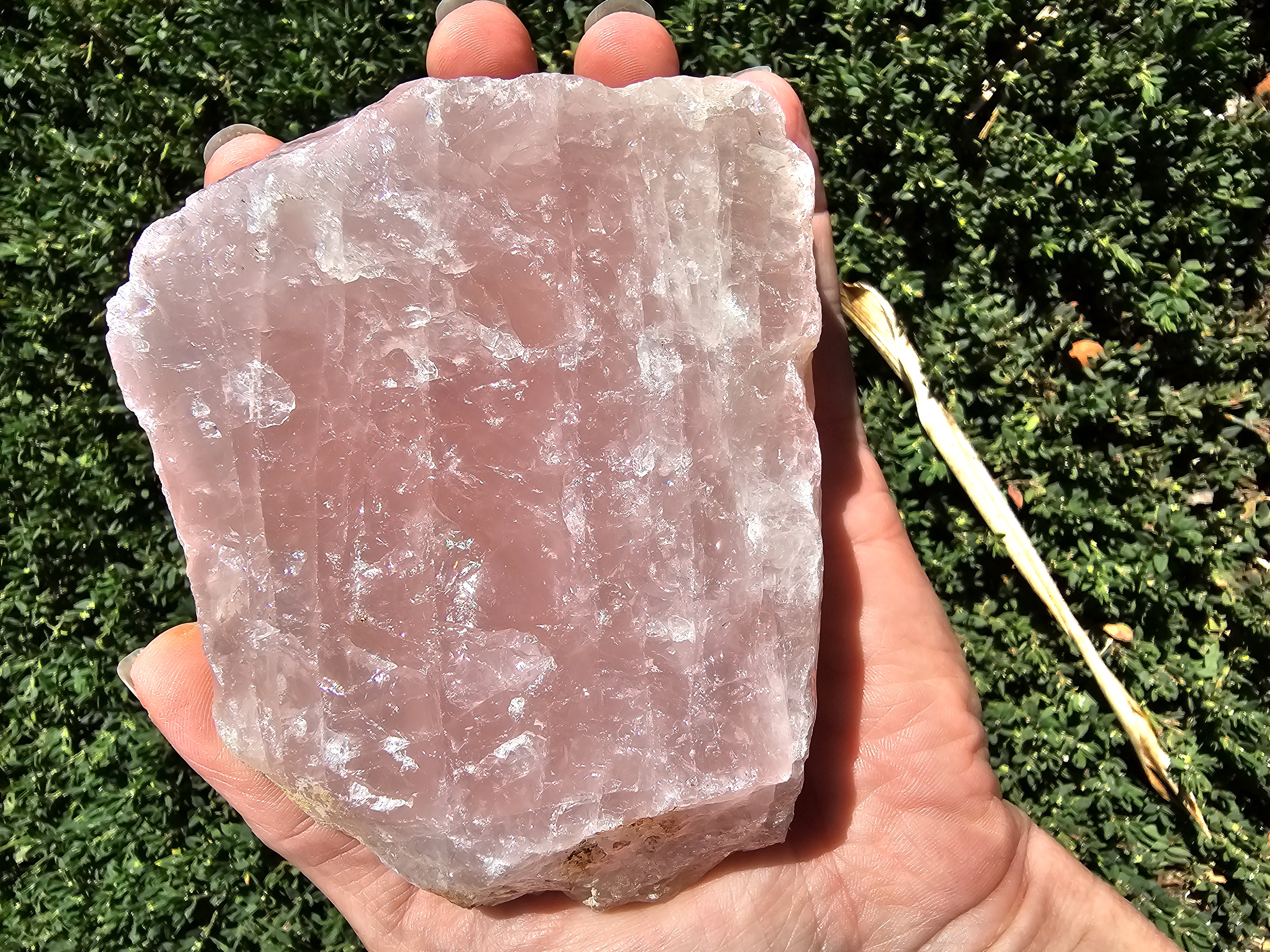 Stunning Pink Raw Rose Quartz Crystal