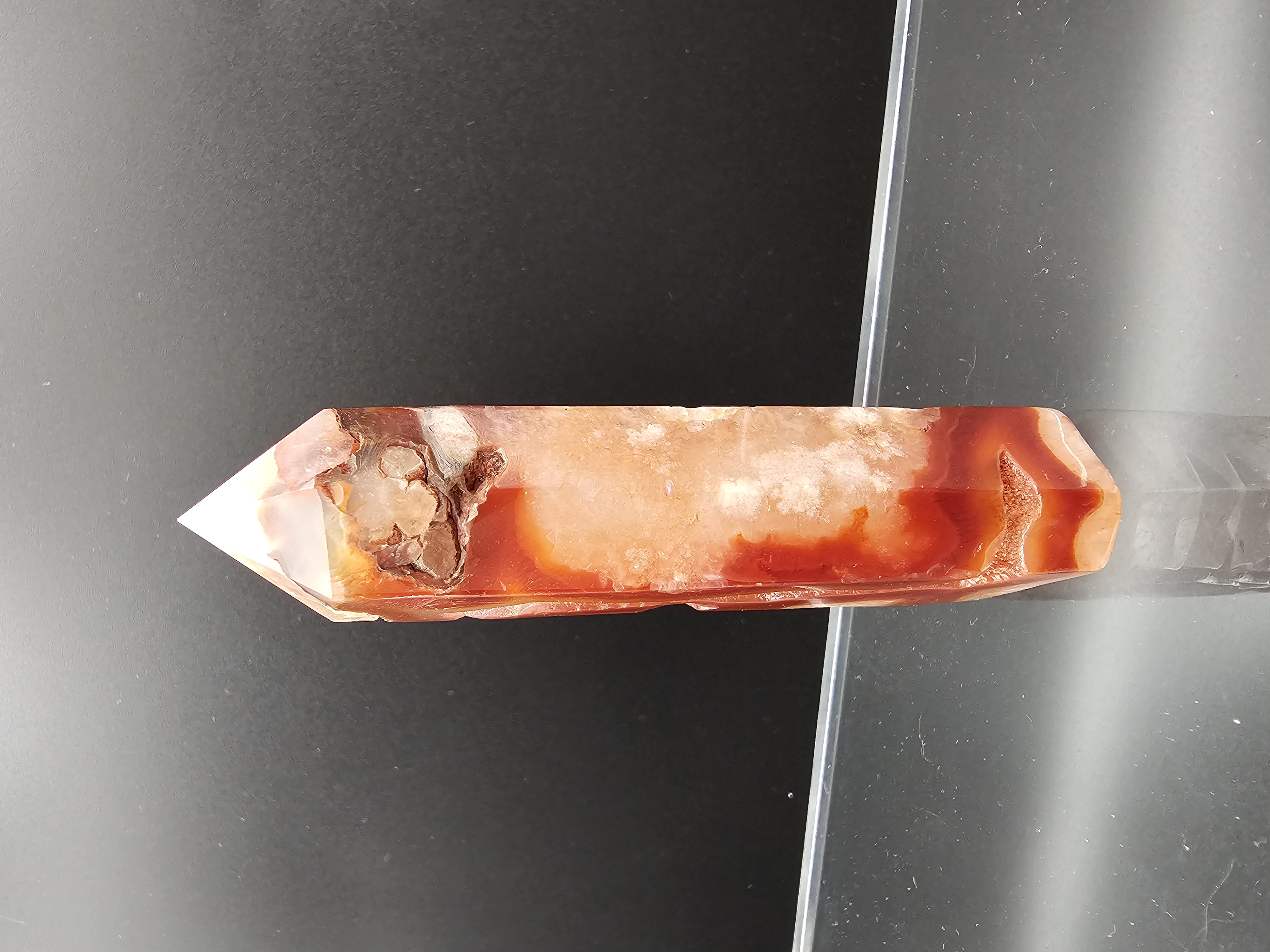 Super Unique Combo of Flower Agate and Carnelian