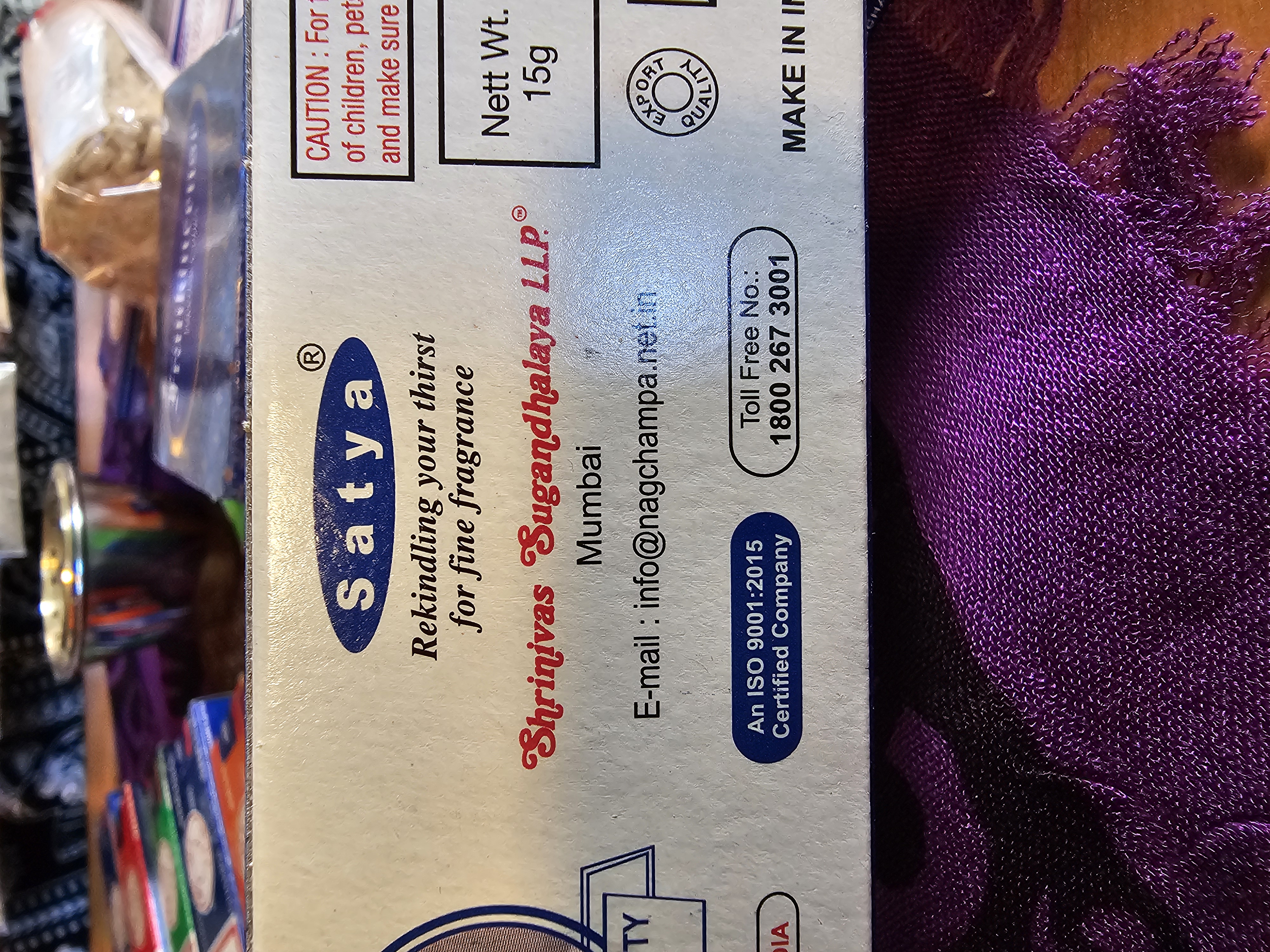 Satya Frankincense stick incense