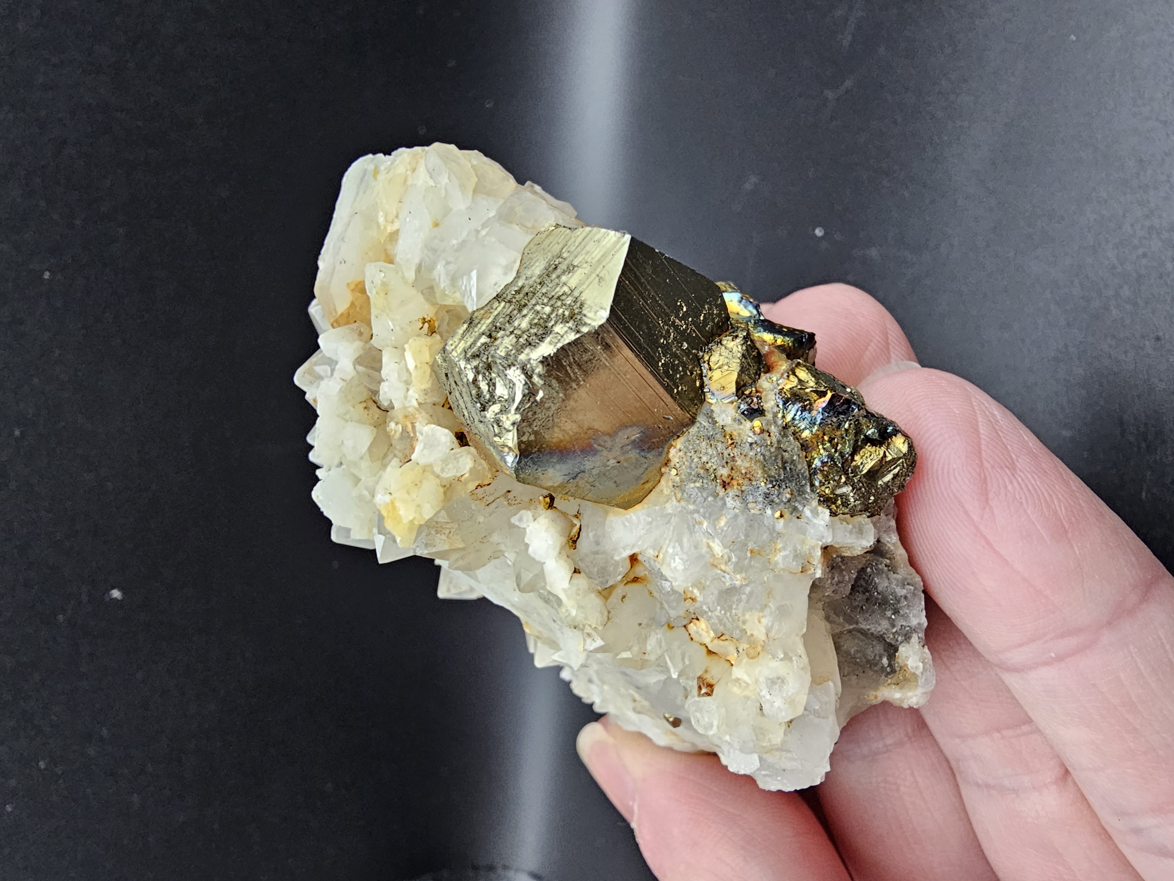 Great Hematite Quartz and Pyrite Raw Specimen!