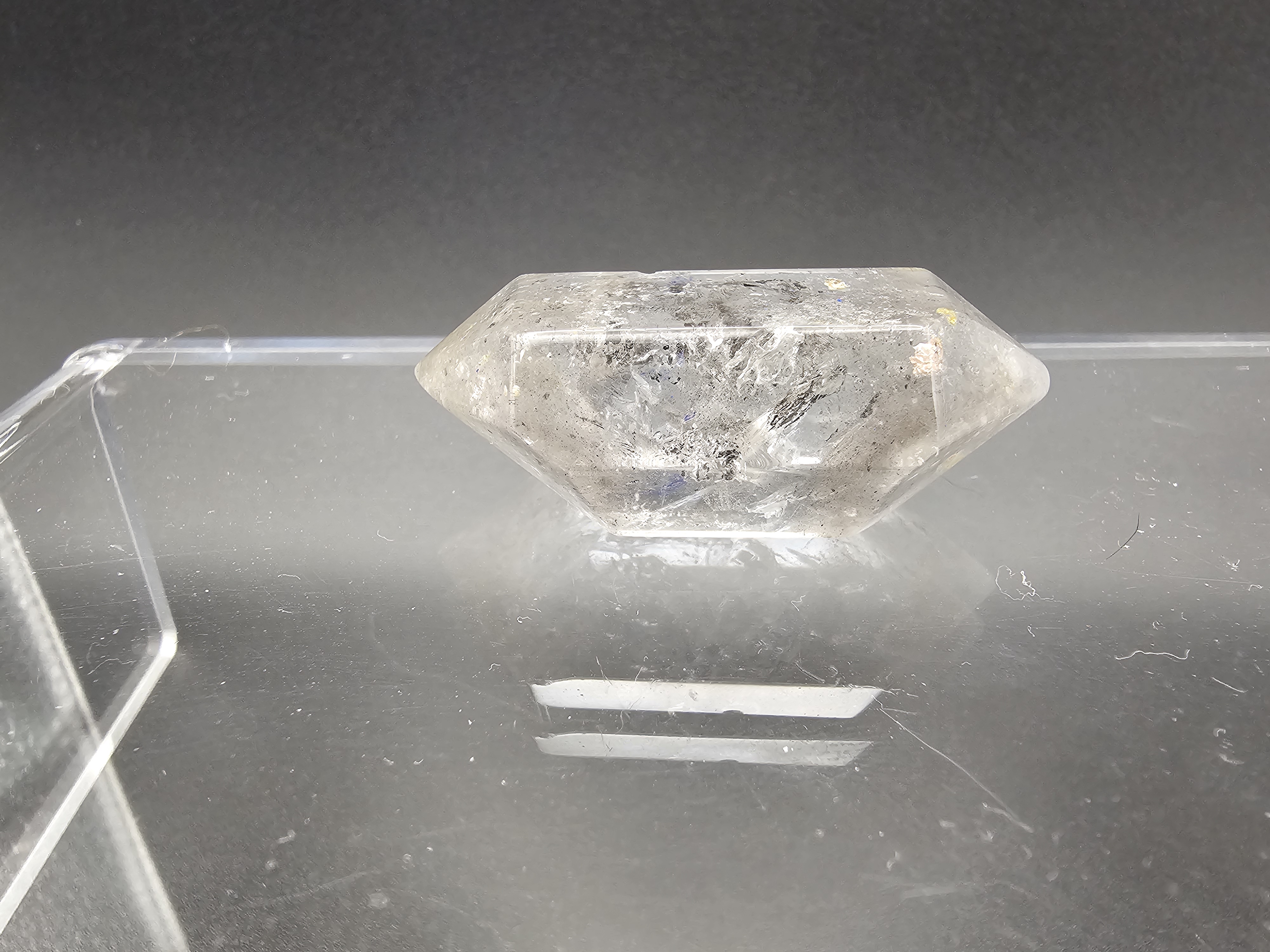 High Quality Polished Enhydro With Black Inclusion That Moves!