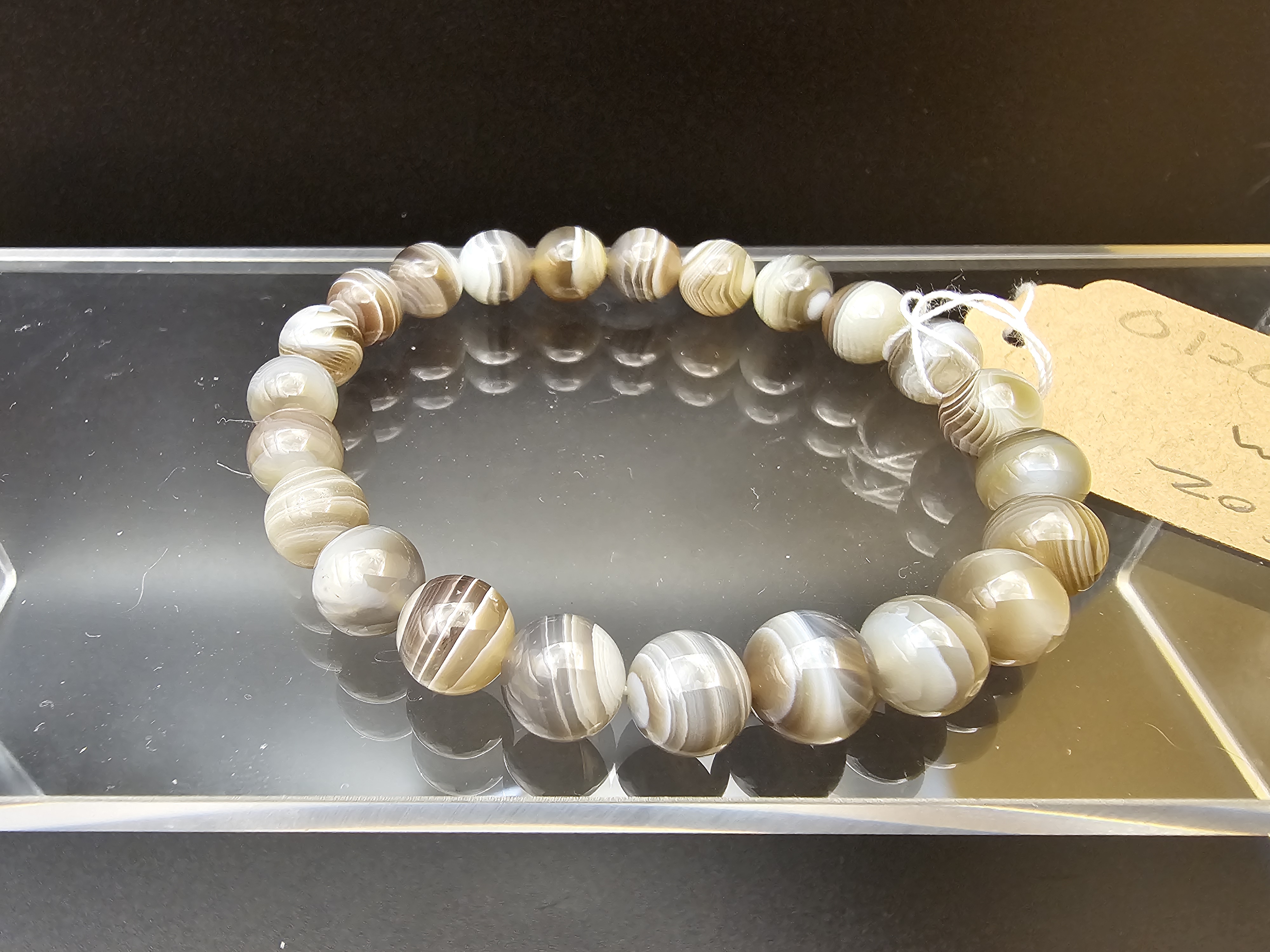 Botswana agate as the best banding of any crystal Jewlery! 