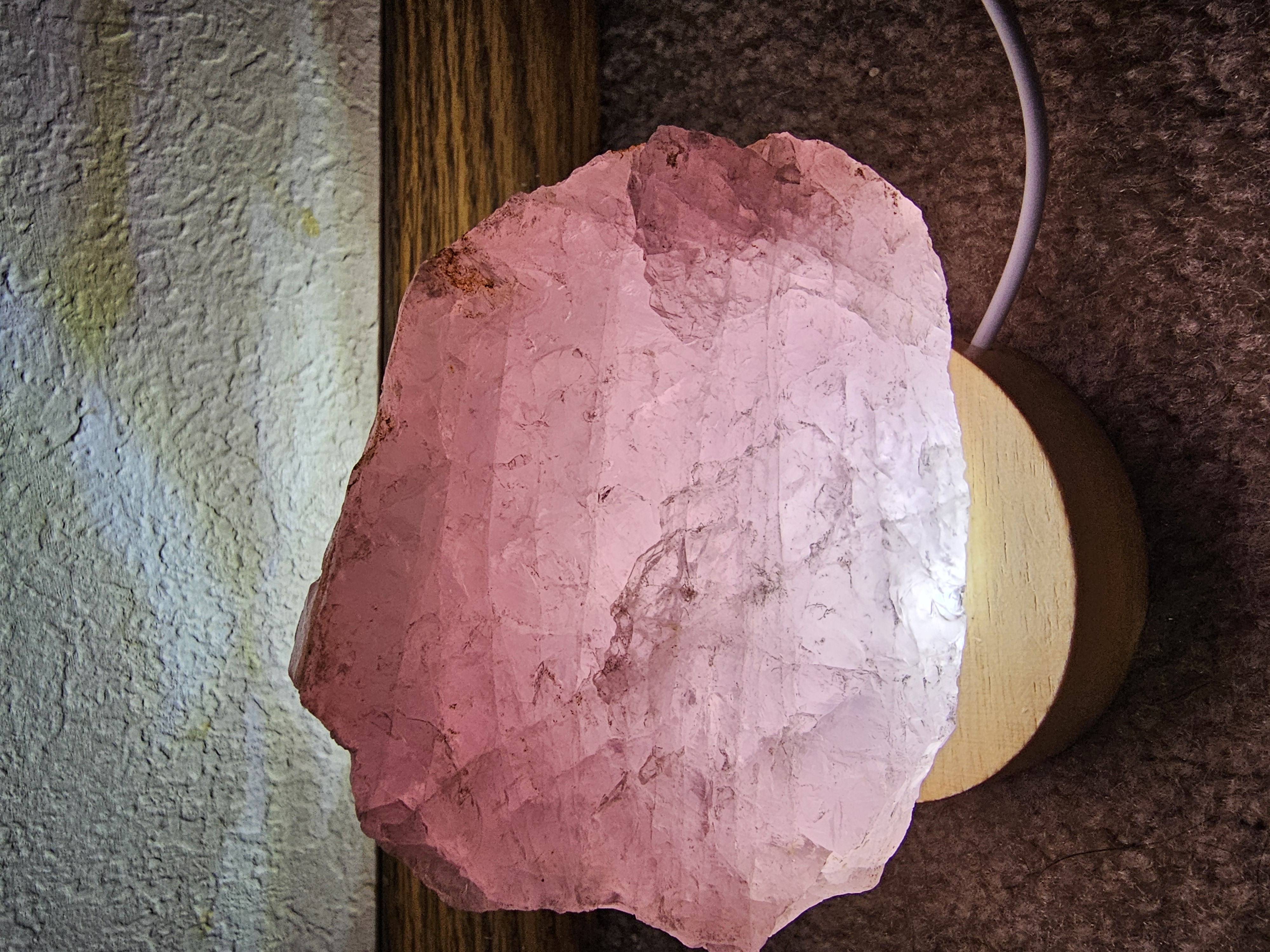 Stunning Pink Raw Rose Quartz Crystal