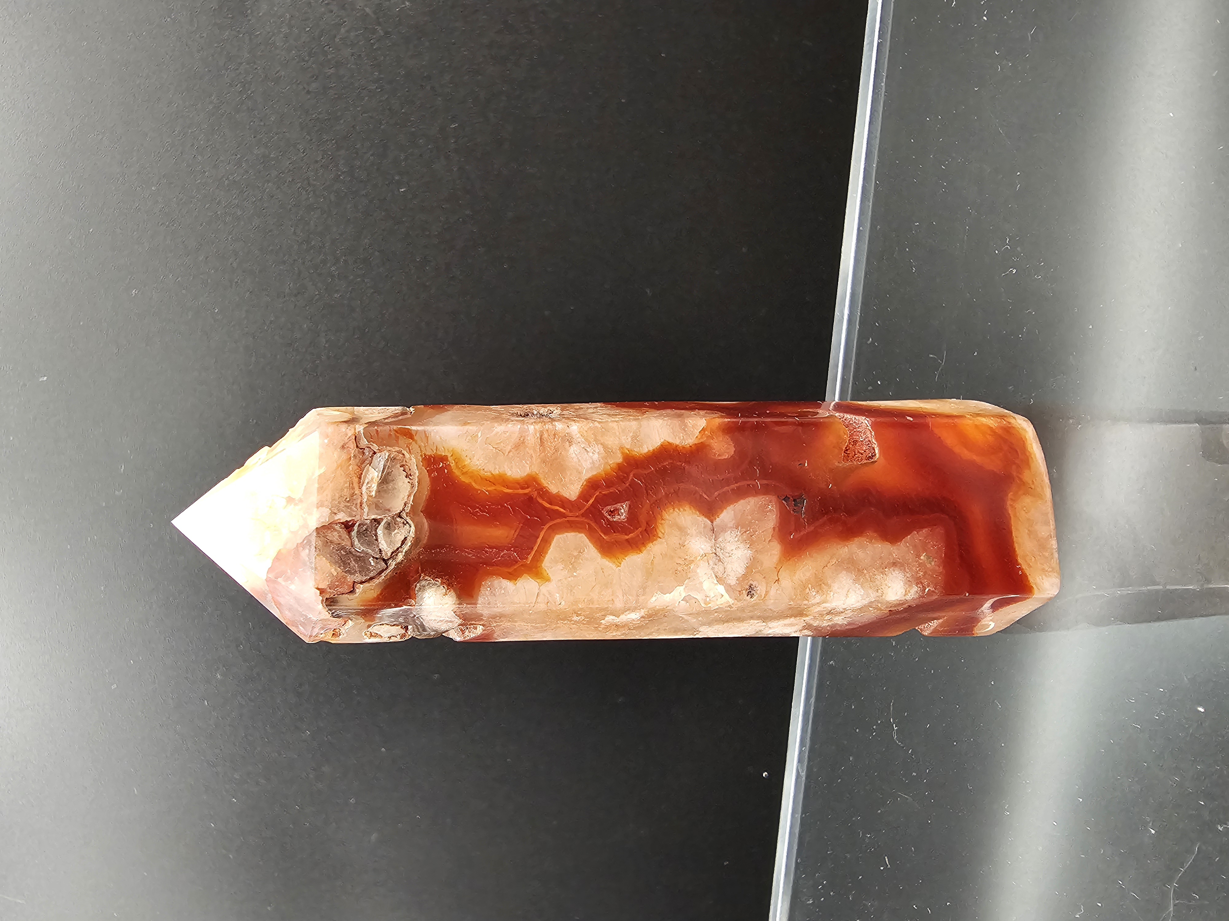 Super Unique Combo of Flower Agate and Carnelian