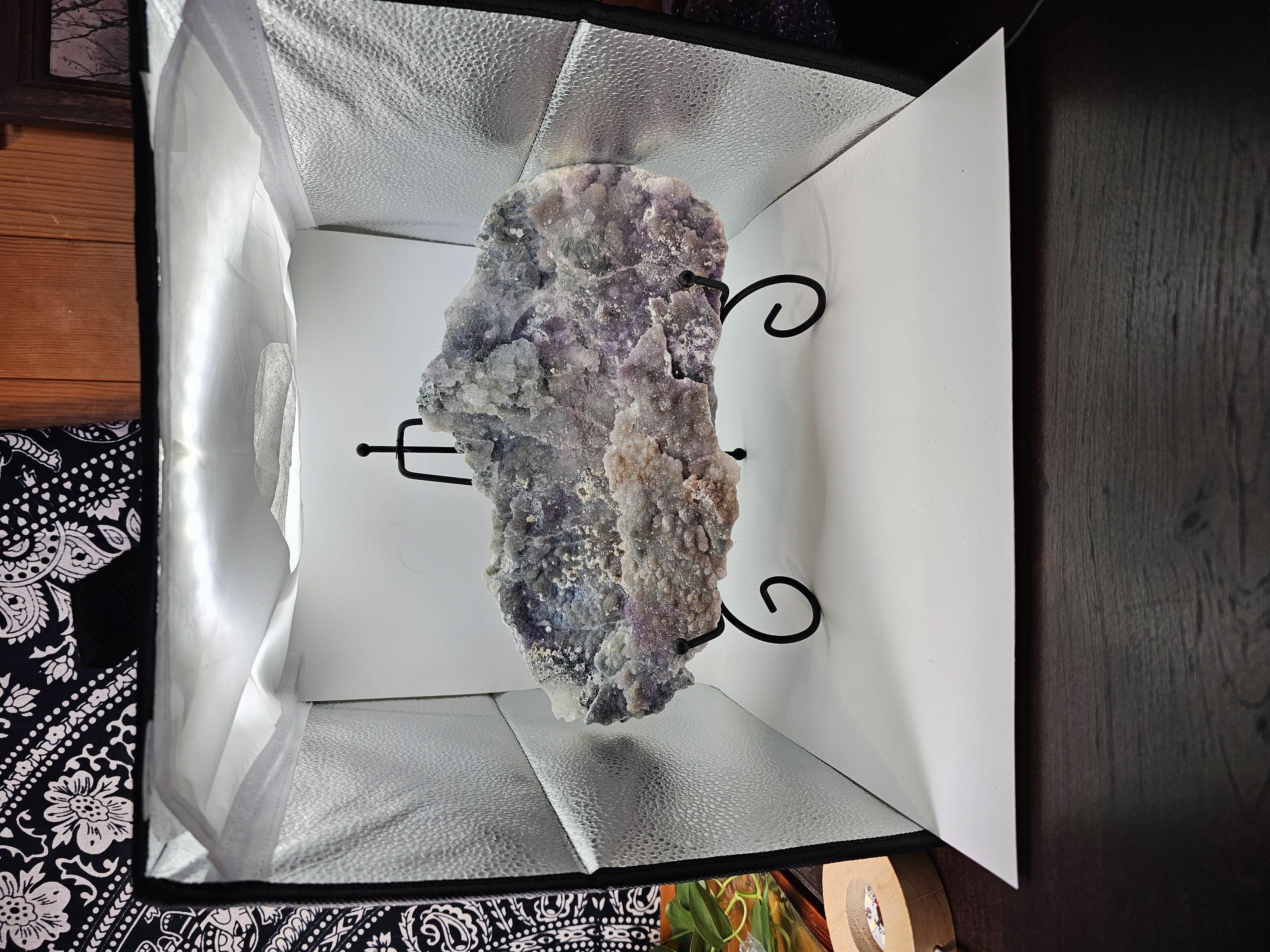 Museum Quality Raw Moss Agate Amethyst Zeolite Specimen  