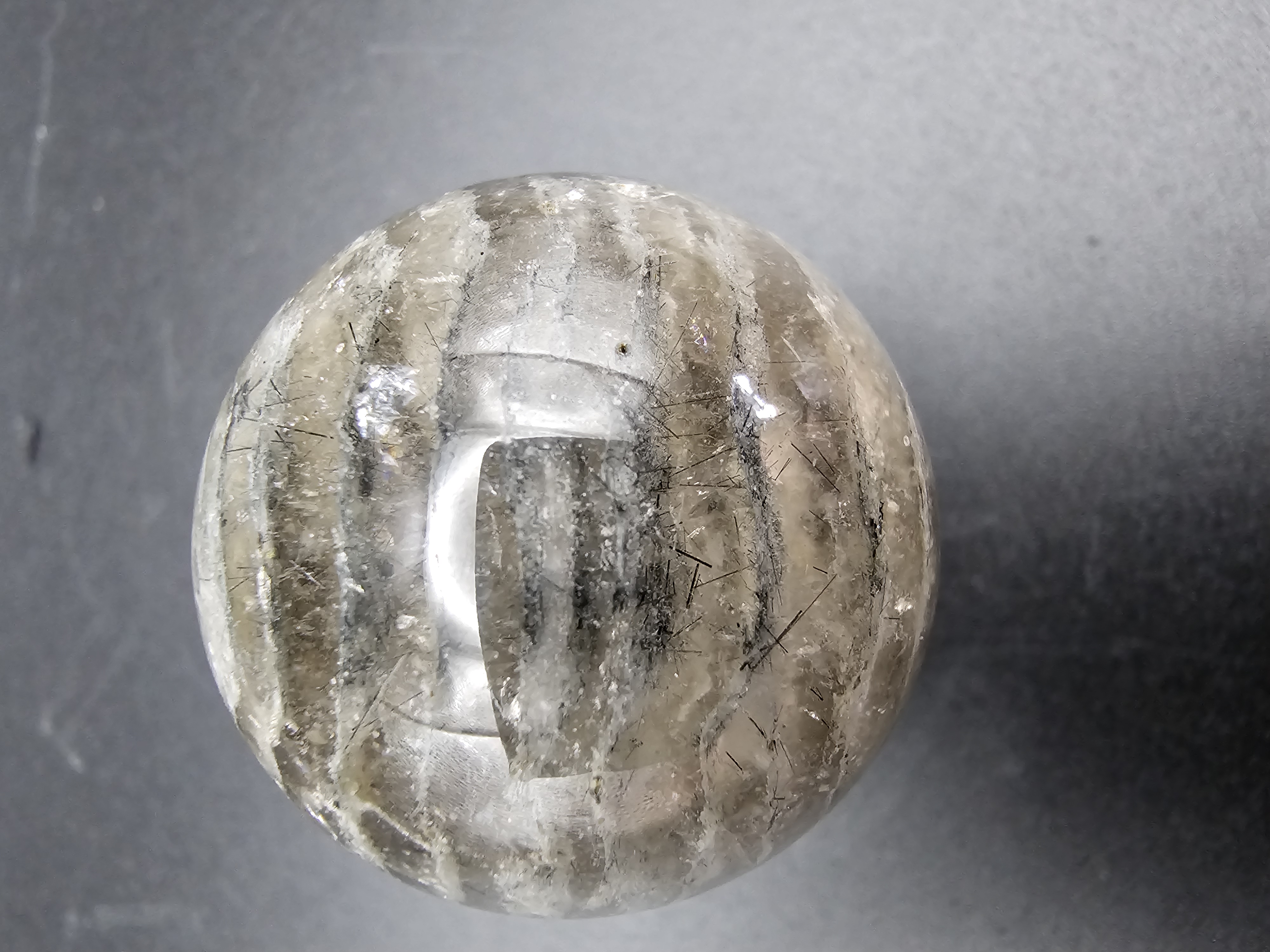 Green Thousand Layer Garden Quartz Sphere