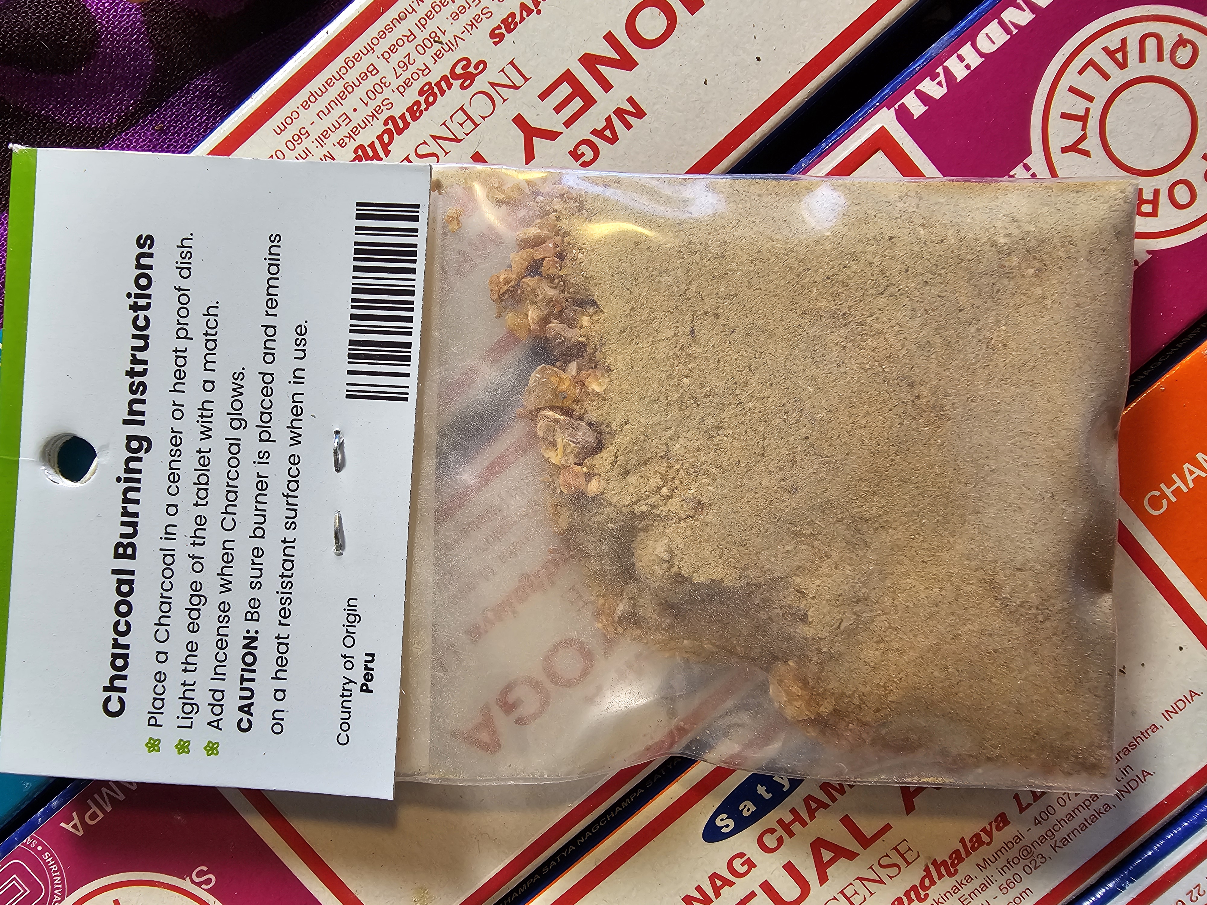 Amazon Gold Resin Incense