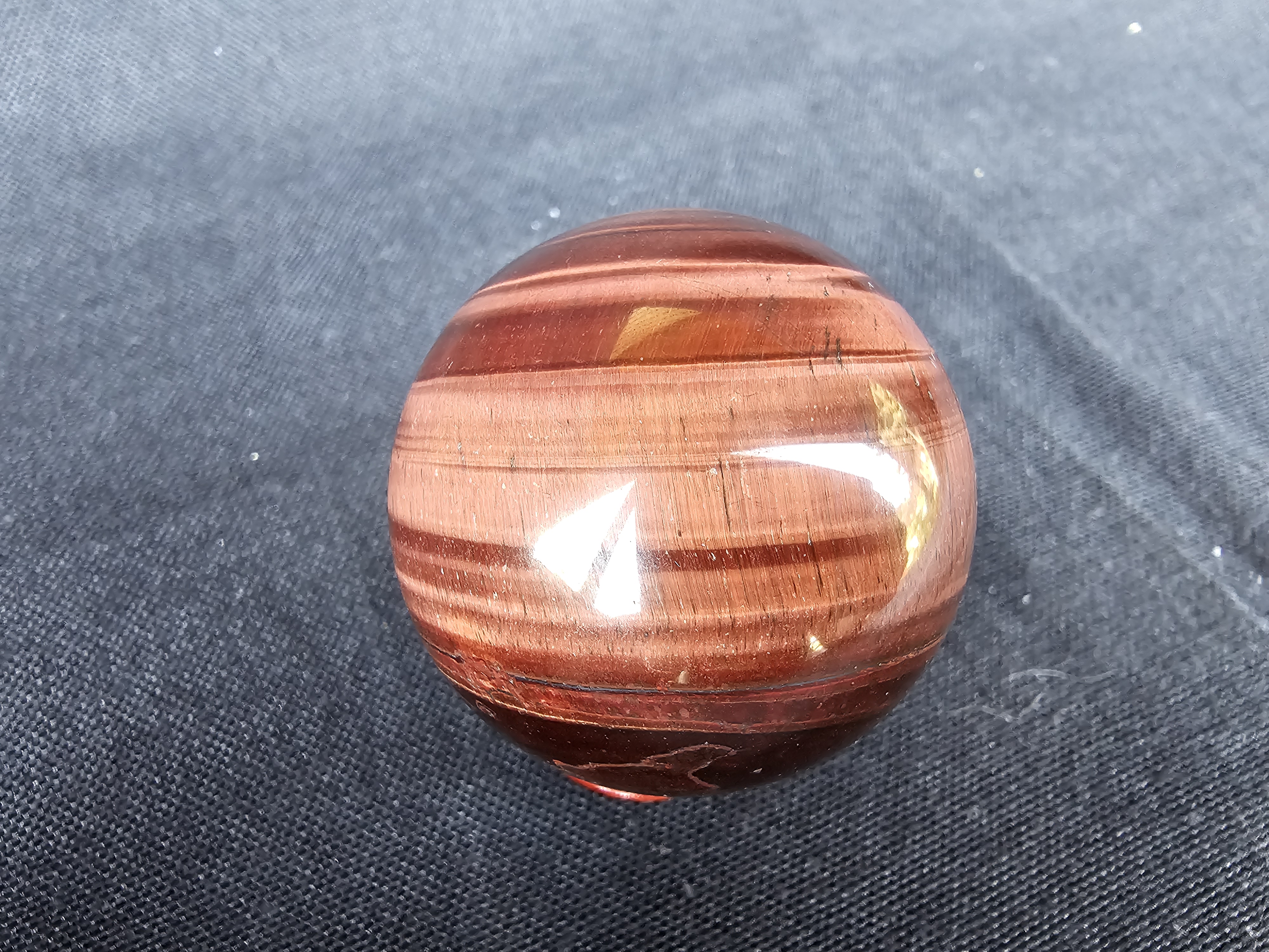Polished Red Tiger Eye Sphere
