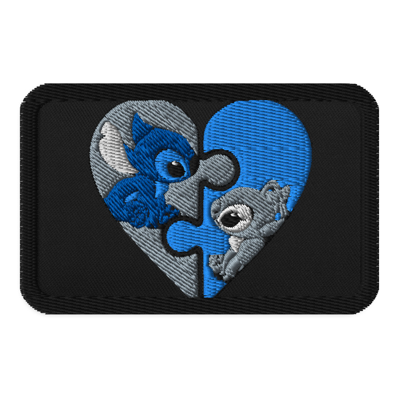 Stitch and Angel Embroidered patches