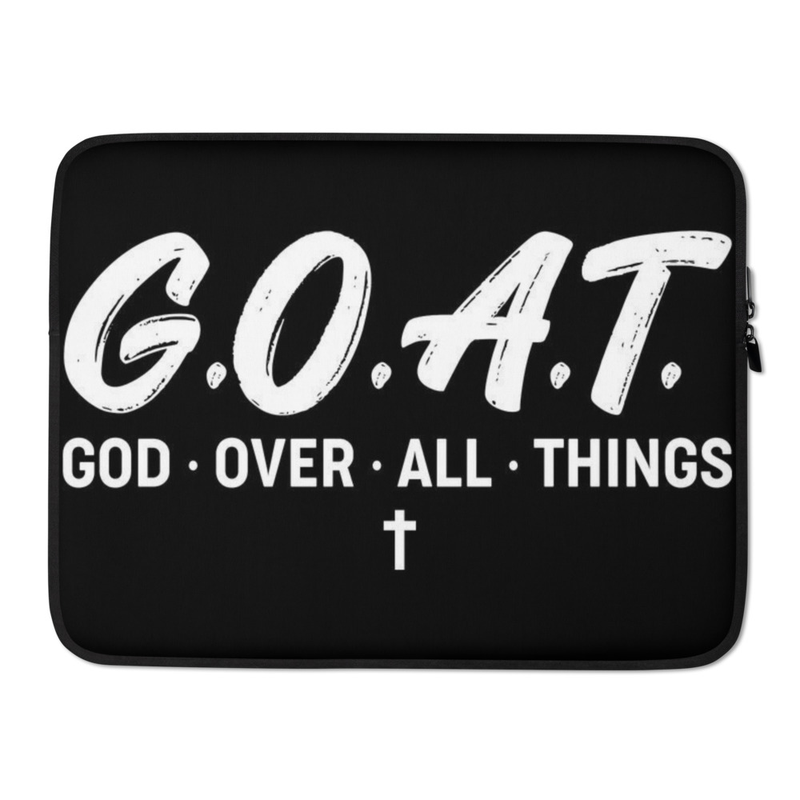 God Over All Things Laptop Sleeve