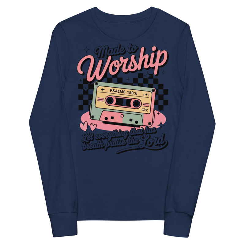 Made to Worship Youth long sleeve tee