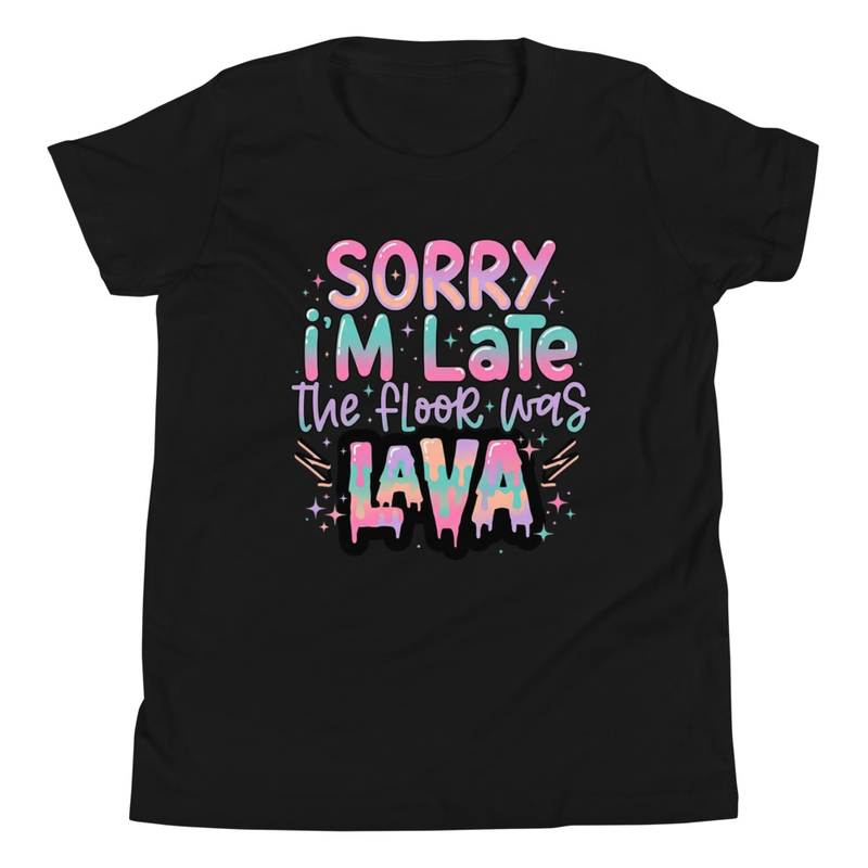 Youth Short Sleeve The floor was lava T-Shirt