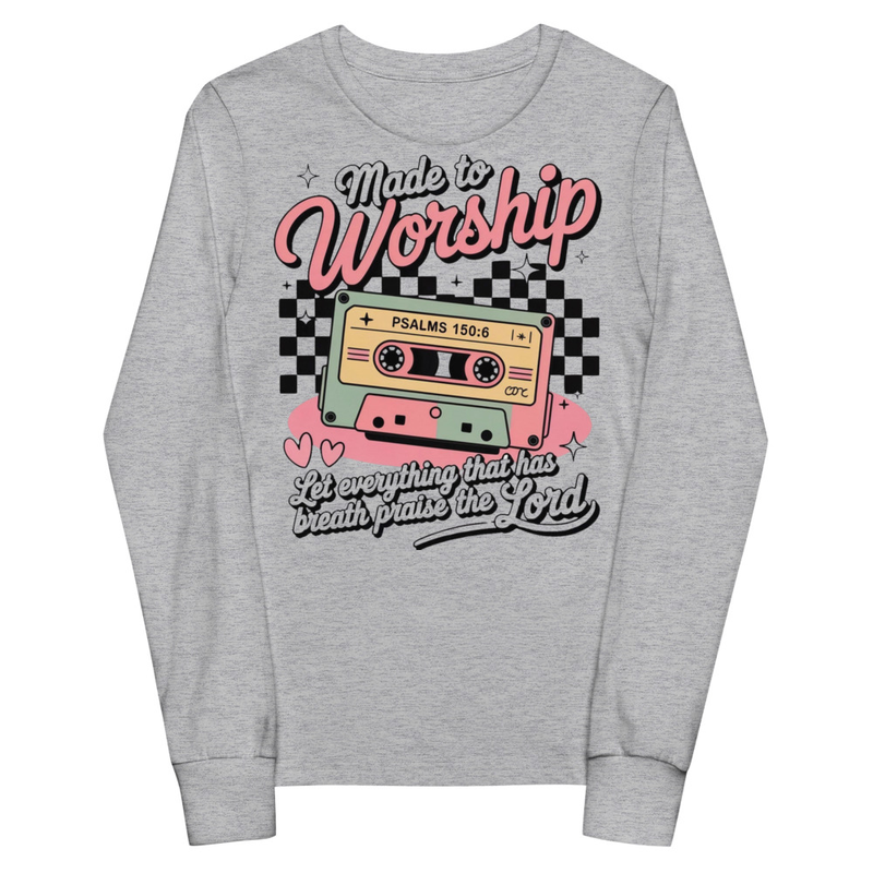 Made to Worship Youth long sleeve tee