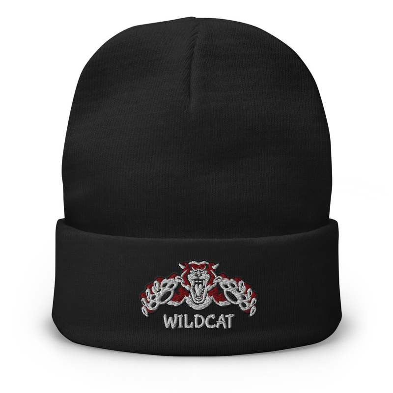 WLMS Wildcat Embroidered Beanie