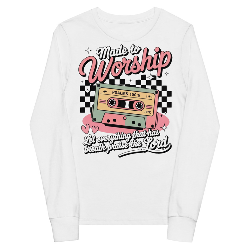 Made to Worship Youth long sleeve tee