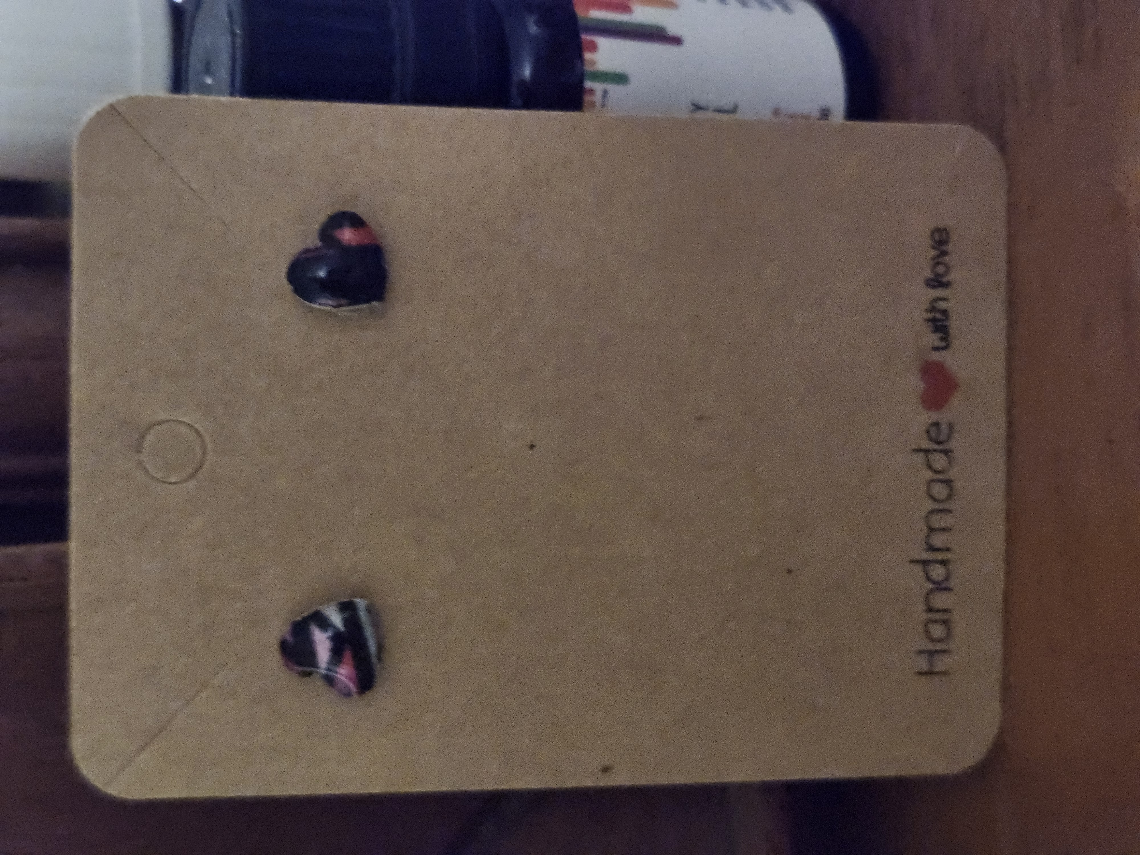 Handmade Heart-shaped Earrings
