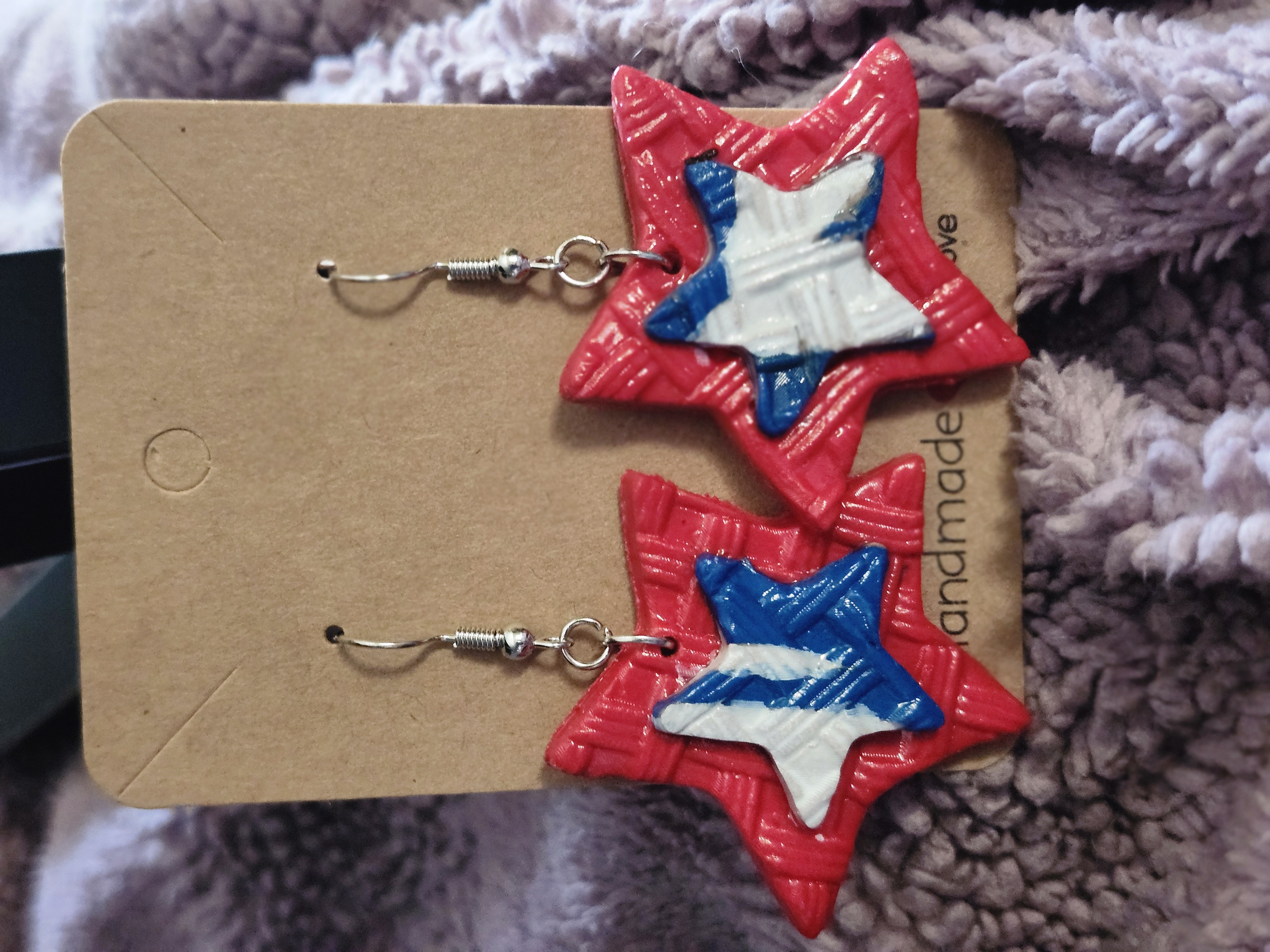 Patriotic Star Earrings