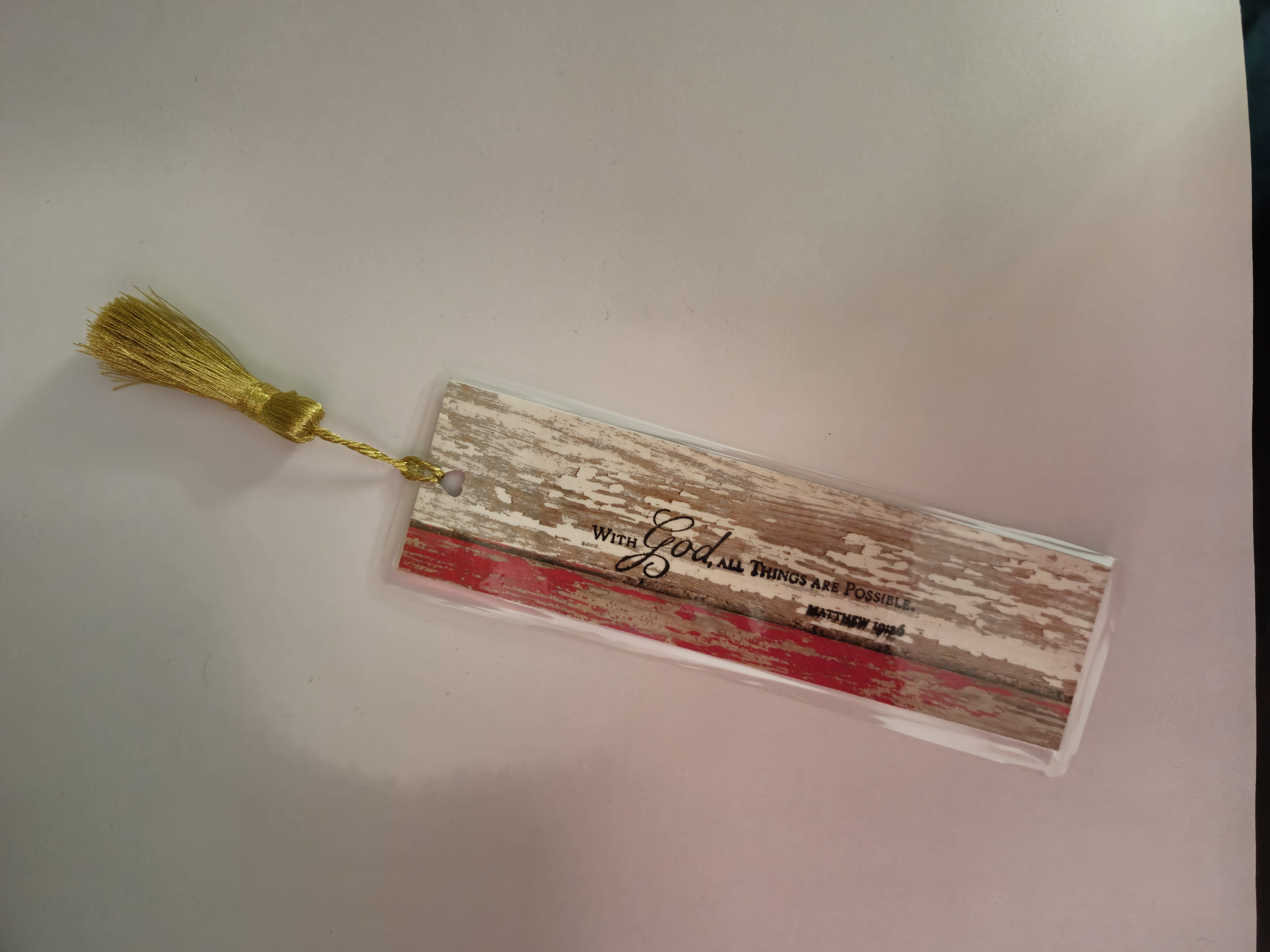 With God all things are Possible American Flag Variation Bookmark by: Lilly