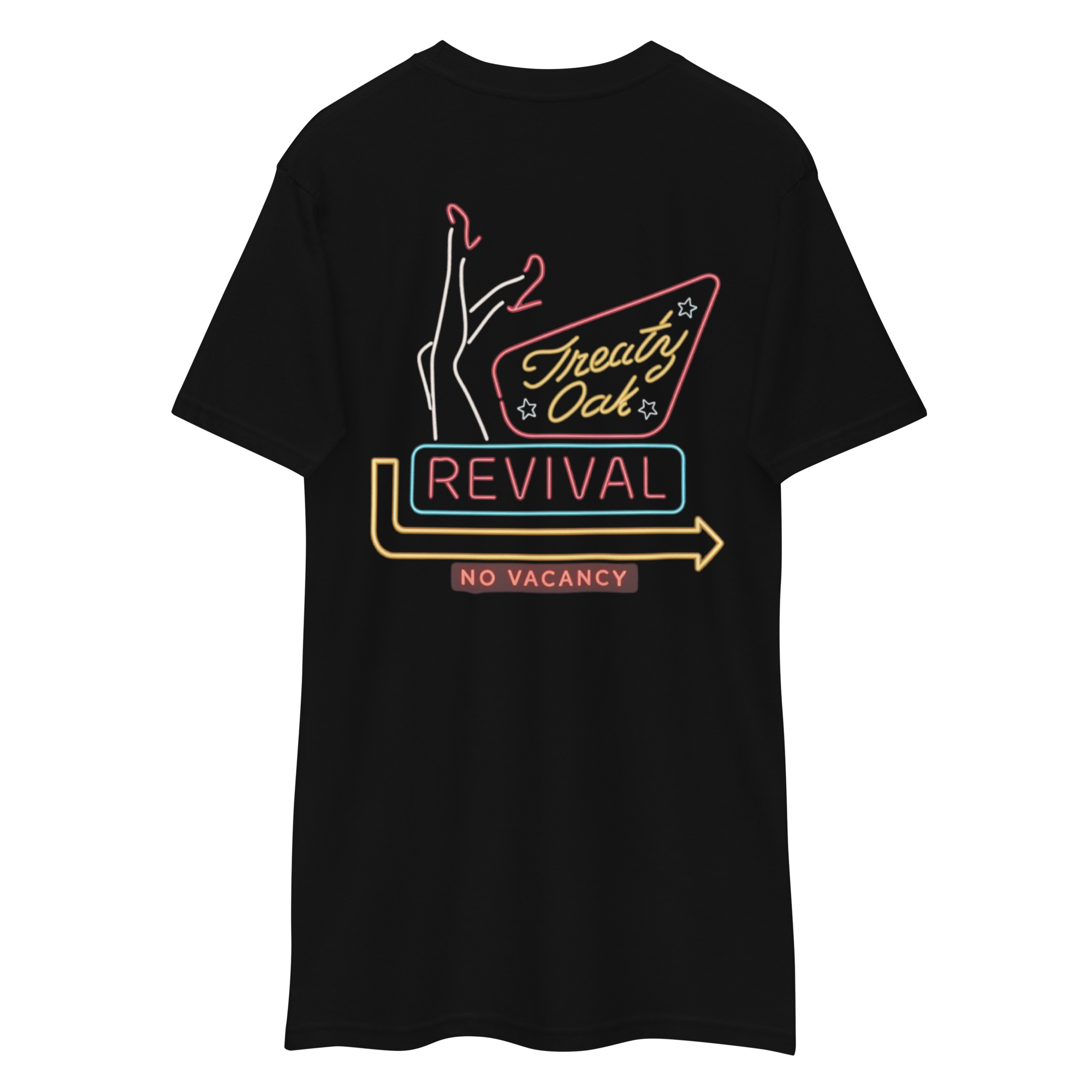 Unisex organic oversized high neck Treaty Oak Revival t-shirt