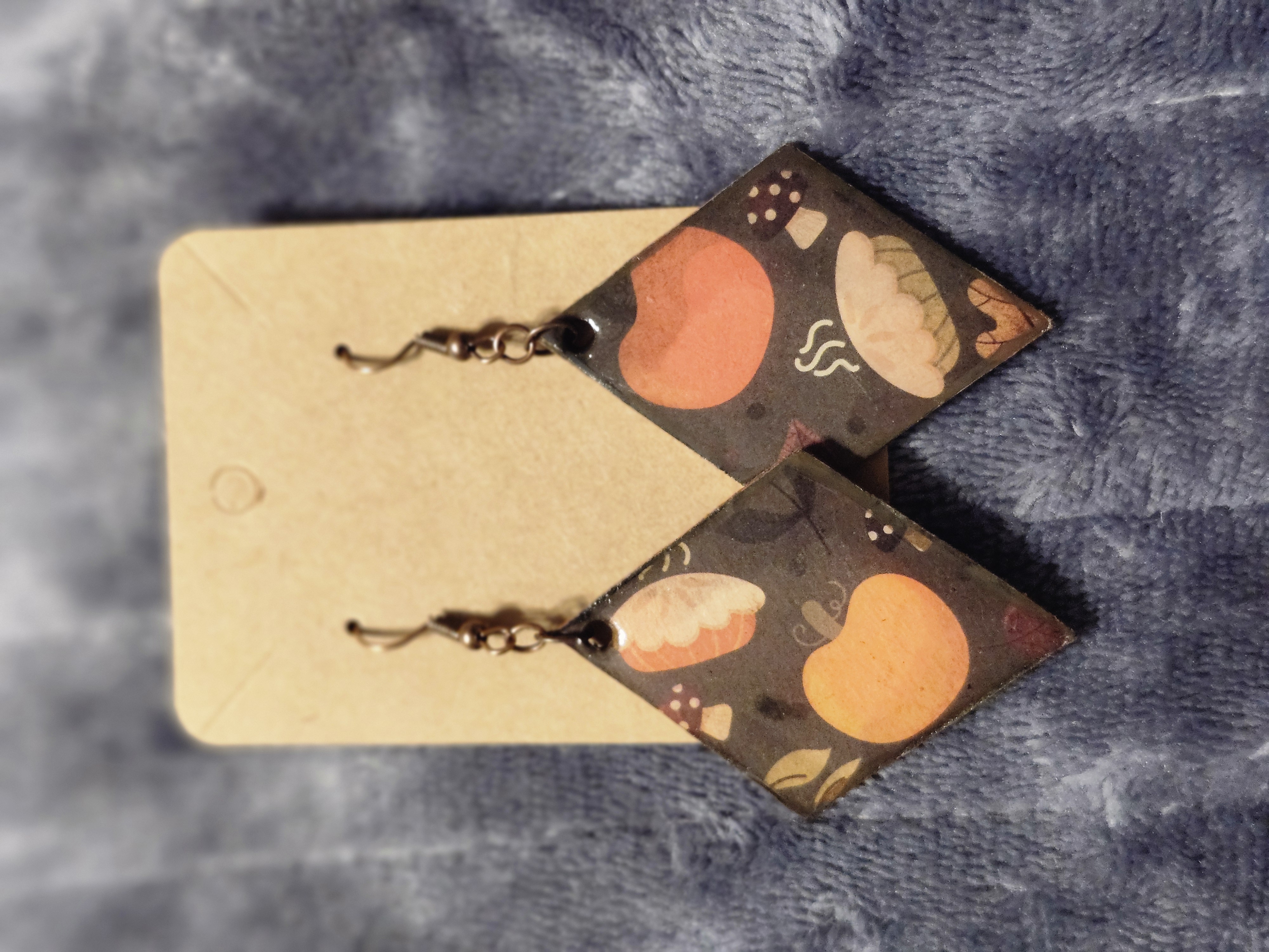 Autumn Harvest Pie Earrings