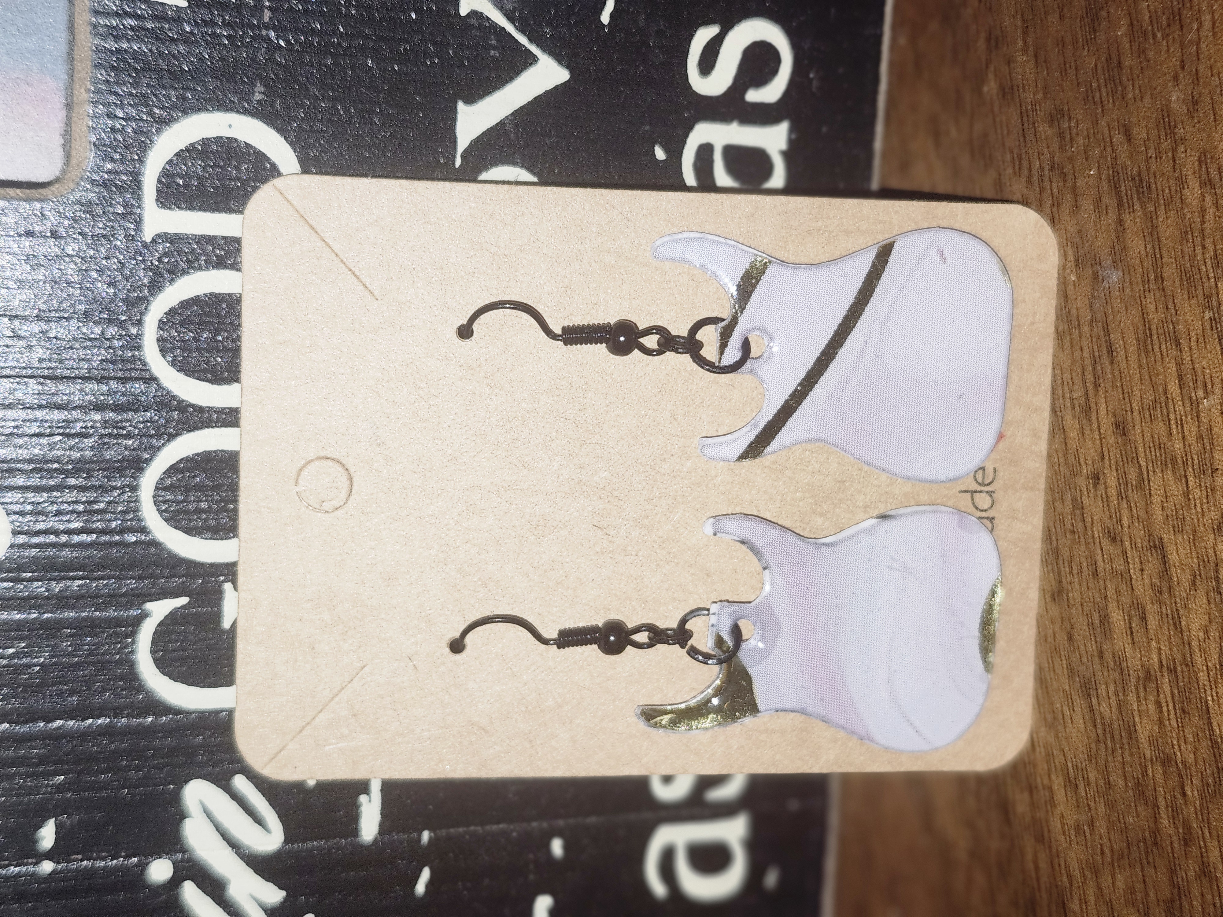 Guitar Shaped Earrings