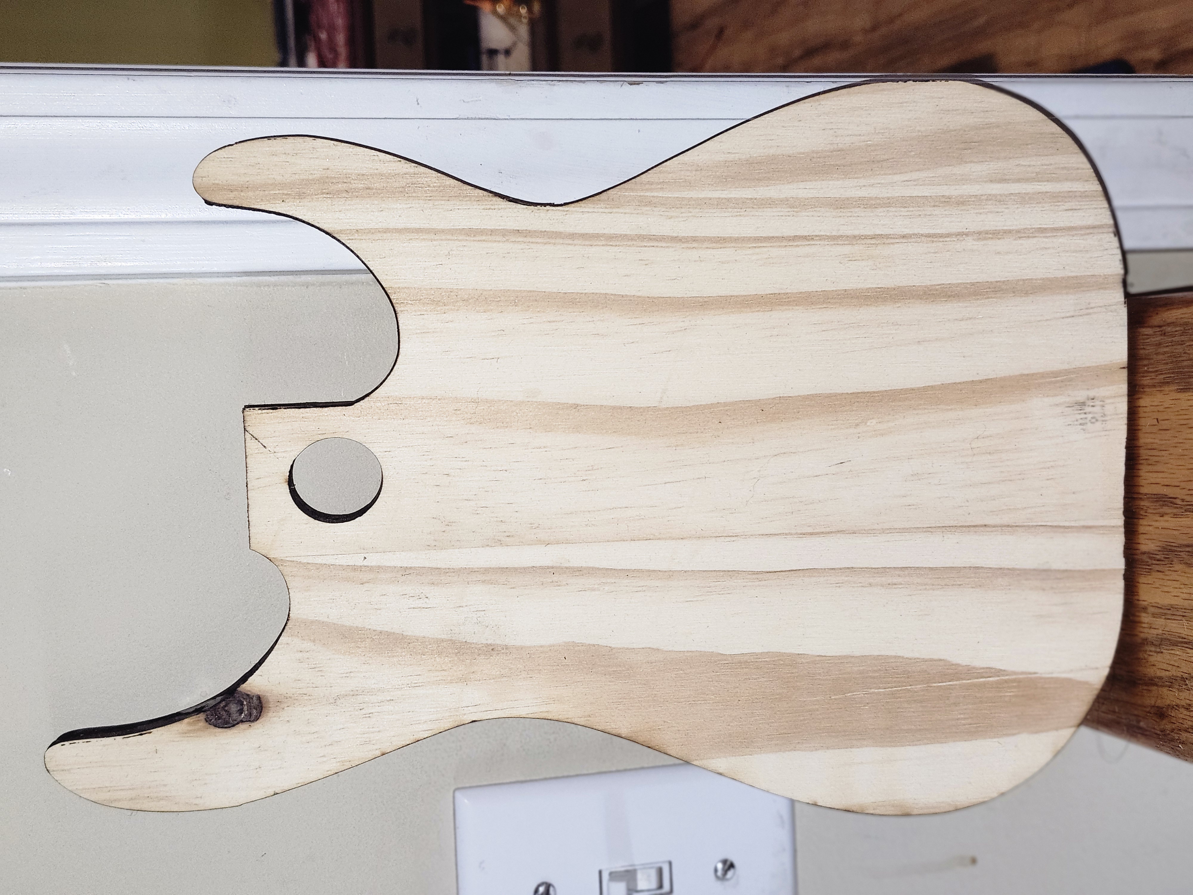 Unfinished Electric Guitar Body (See additional photo - Customizable)