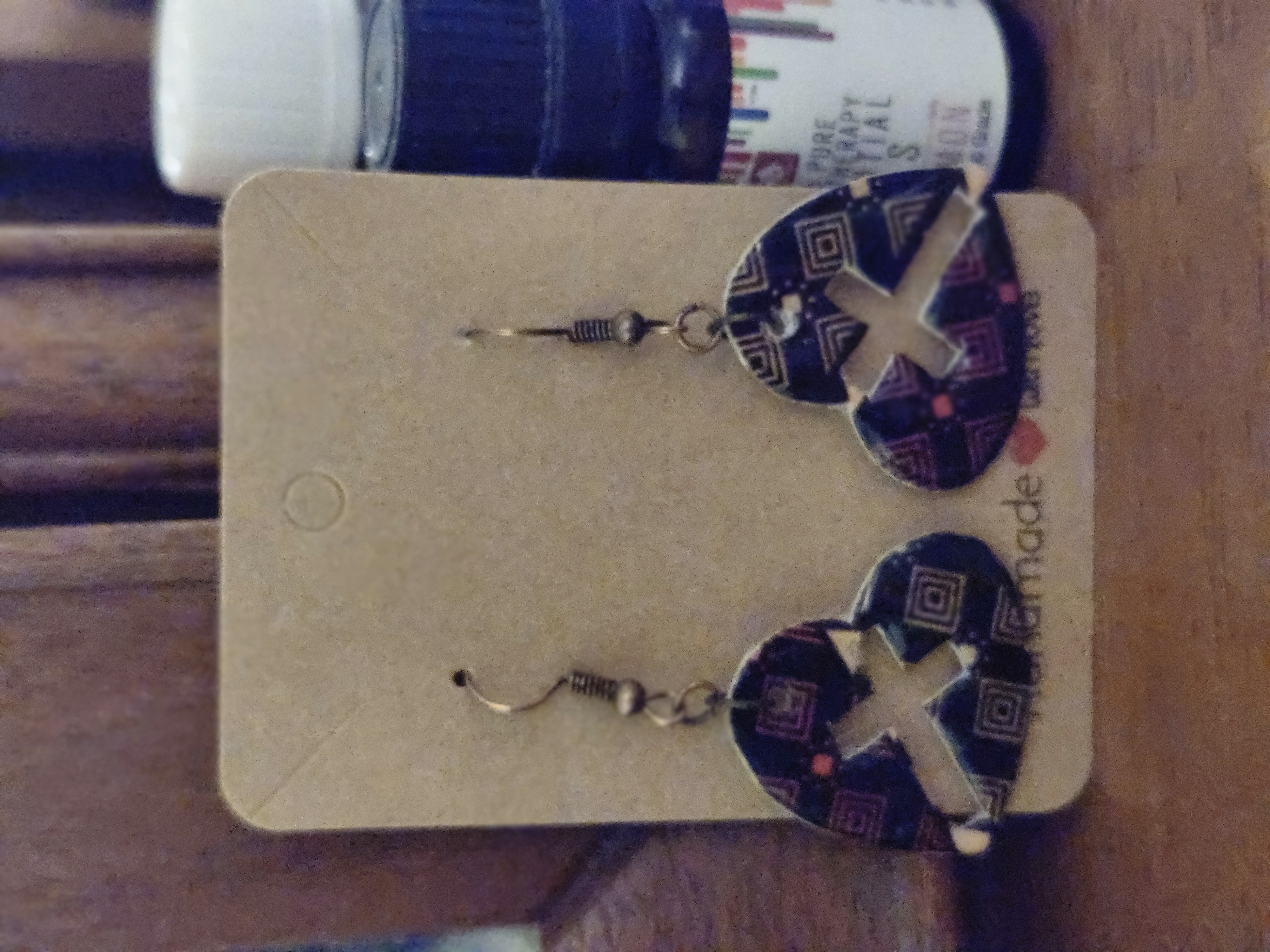 Handmade Heart-Shaped Earrings