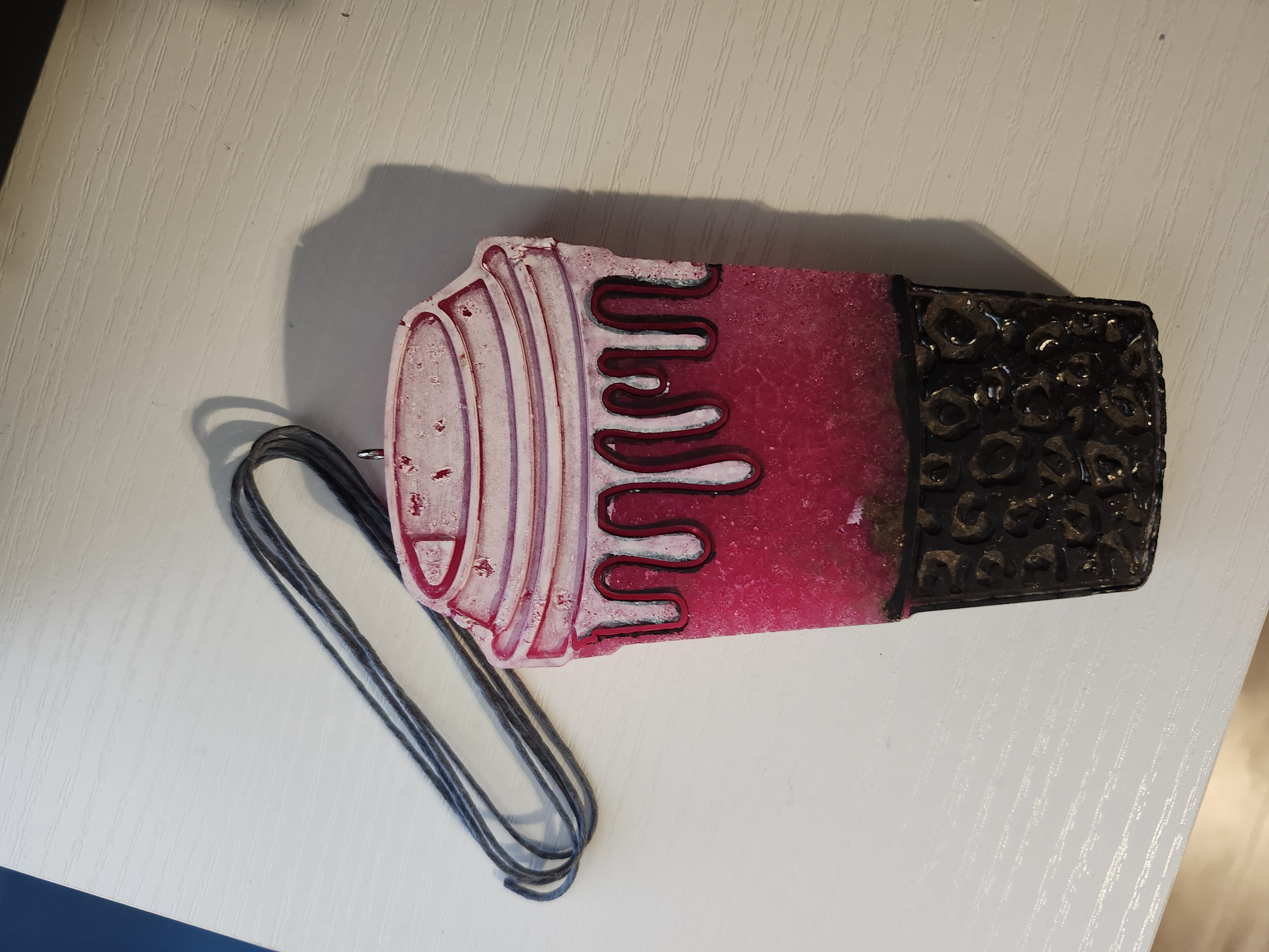 Black Ice Cupaccino Car Freshie by: Adrianna