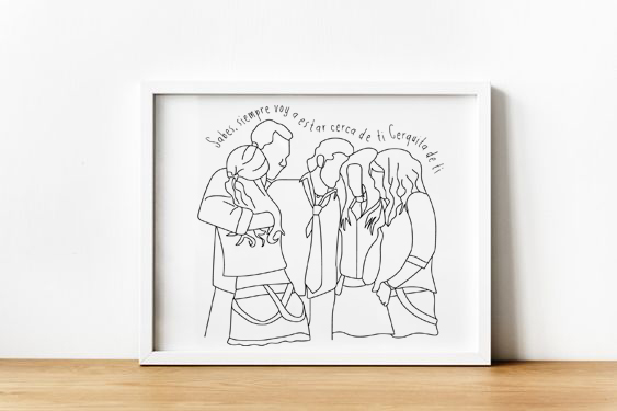 Quadro Cerquita de ti