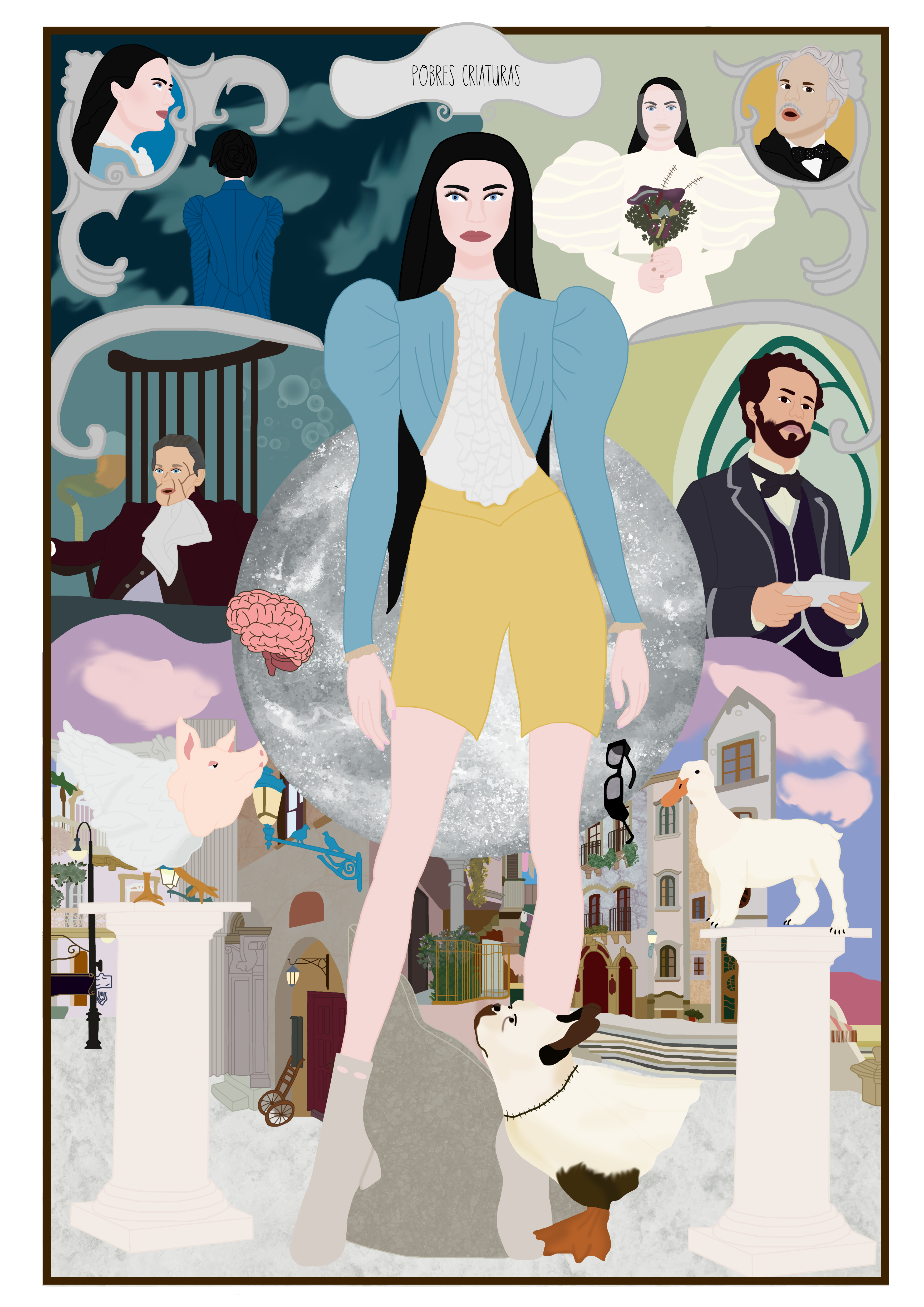 Quadro Pobres Criaturas