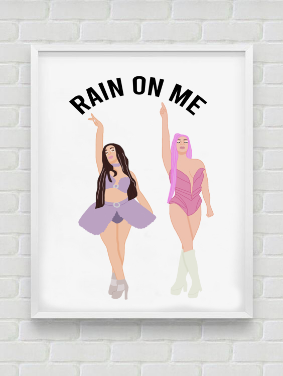 Quadro Rain on Me