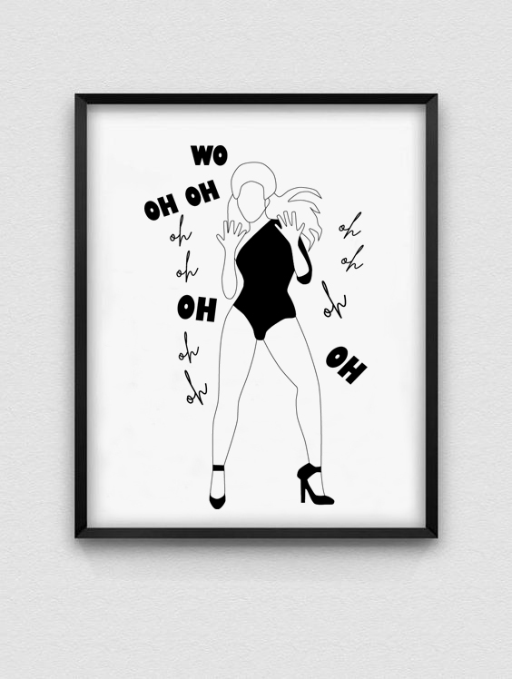 Quadro Single Ladies