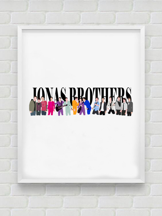 Quadro Jonas Brothers Eras