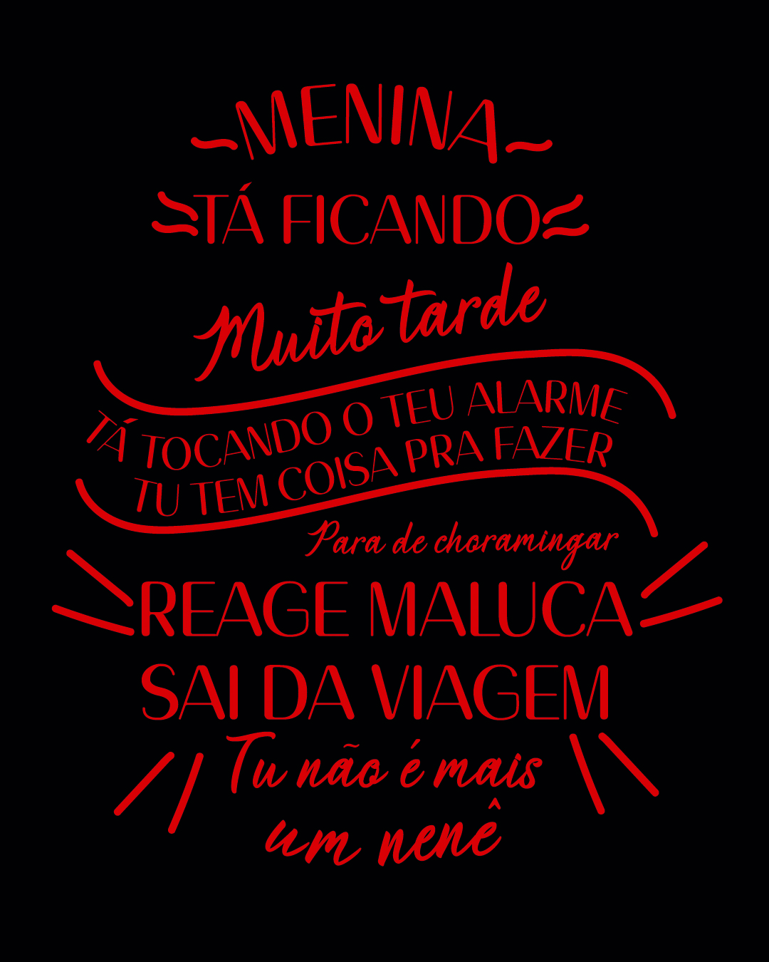 Principalmente me sinto arrasada 